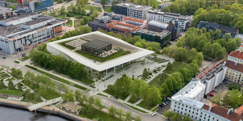 竞赛项目建筑渲染可视化现代建筑外观室内设计爱沙尼亚 (5)