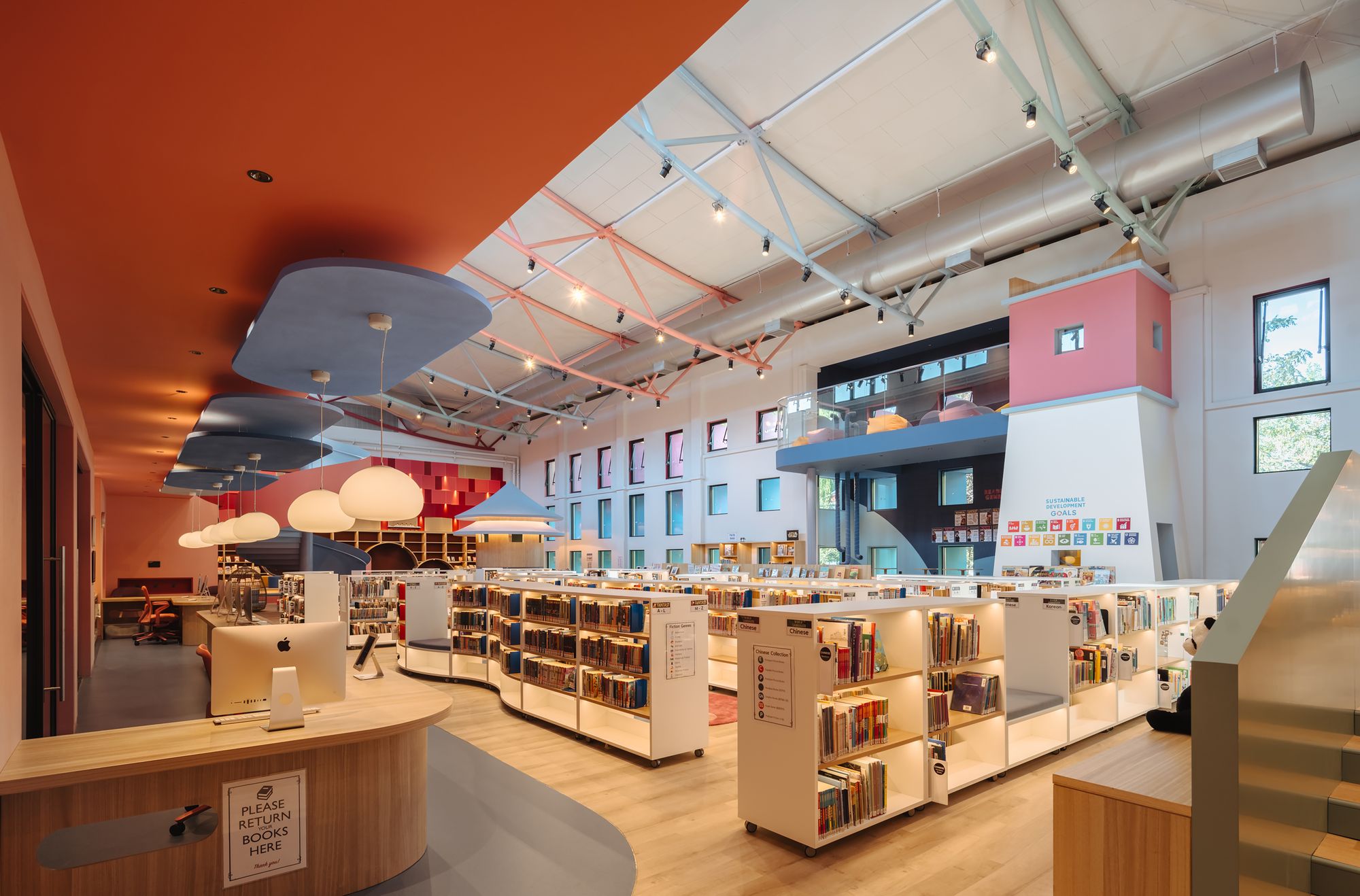 京西书院-小学图书馆改造|ART-Arrakis | 建筑室内设计的创新与灵感