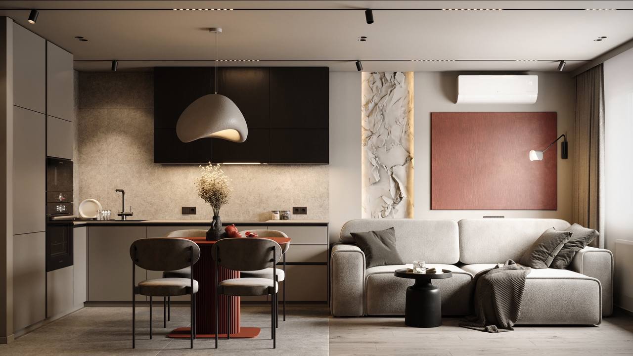 住宅区“文明”公寓采用灰沙色调|ART-Arrakis | 建筑室内设计的创新与灵感