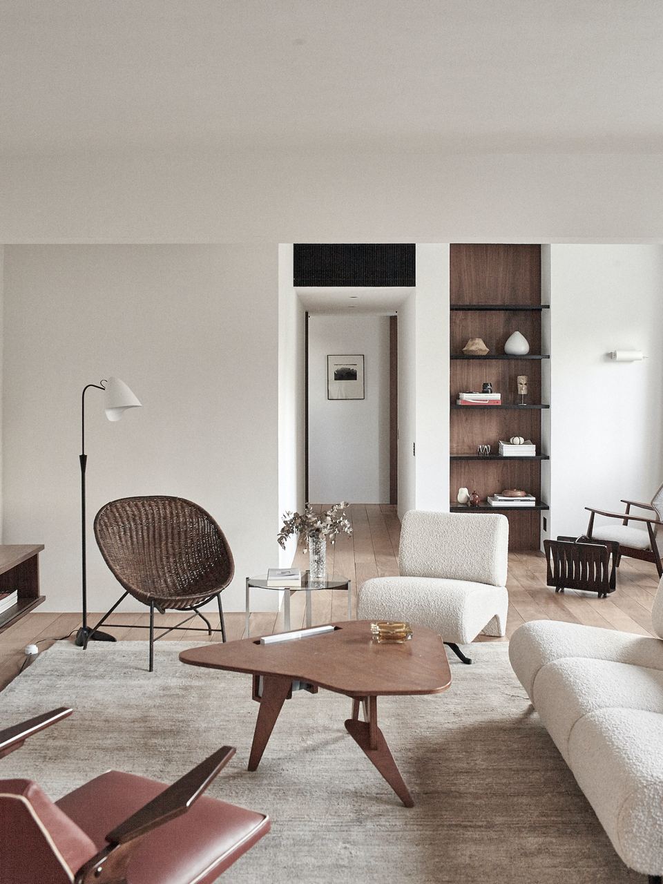 圣保罗一位 40 岁的单身汉的简约室内设计|ART-Arrakis | 建筑室内设计的创新与灵感