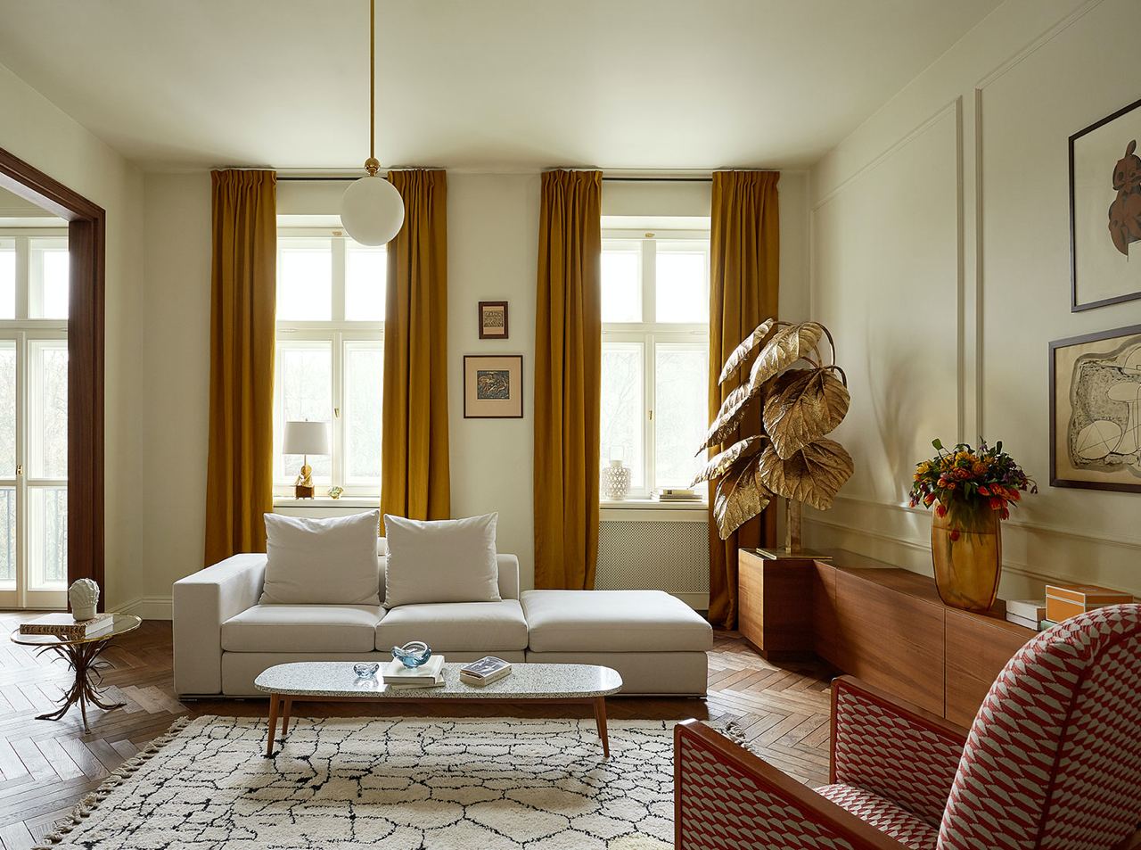 Colombe 设计的华沙一套公寓的室内设计|ART-Arrakis | 建筑室内设计的创新与灵感