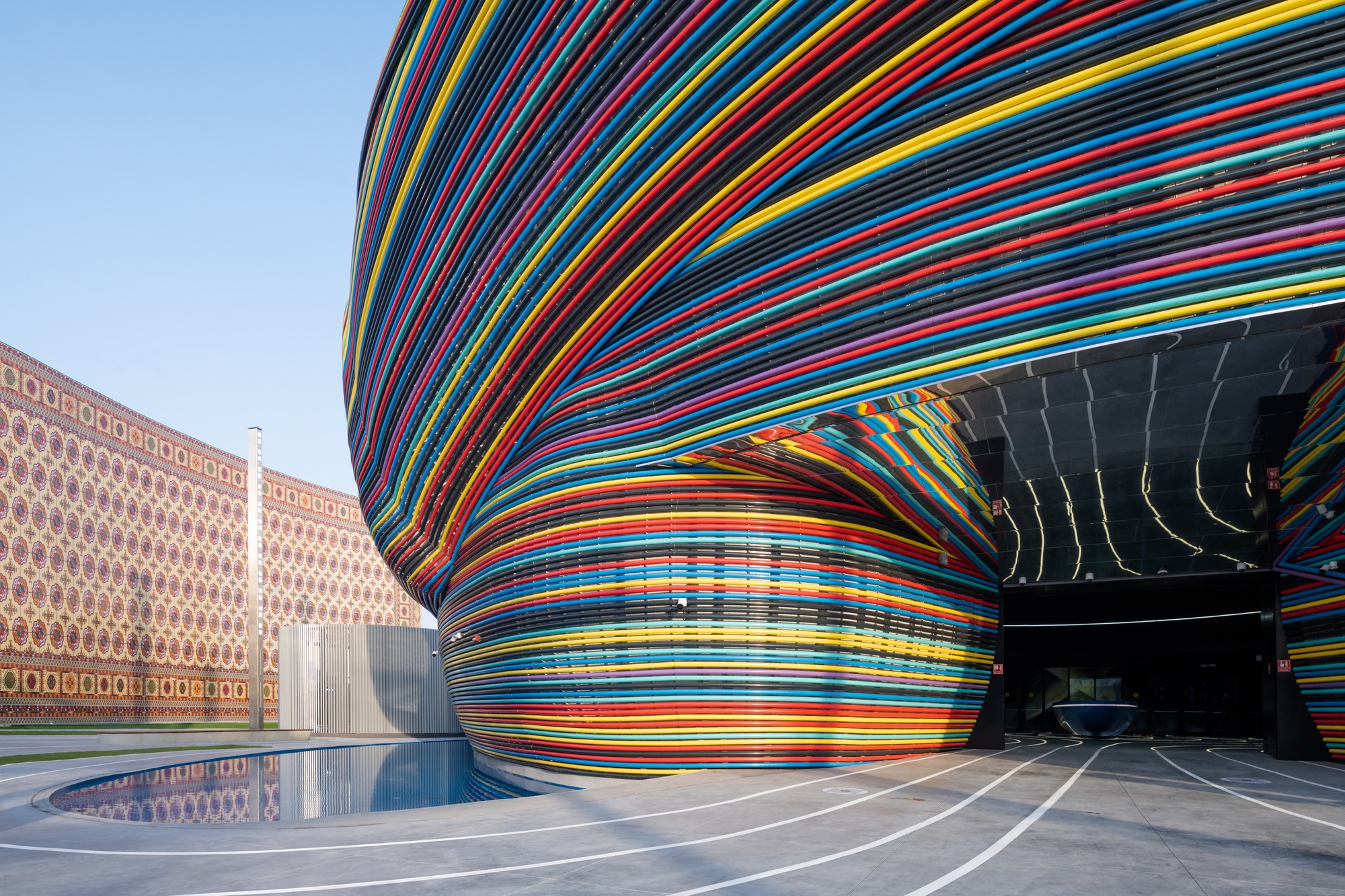 图片[1]|彩线缠绕，2020年迪拜世博会俄罗斯馆 / SPEECH|ART-Arrakis | 建筑室内设计的创新与灵感