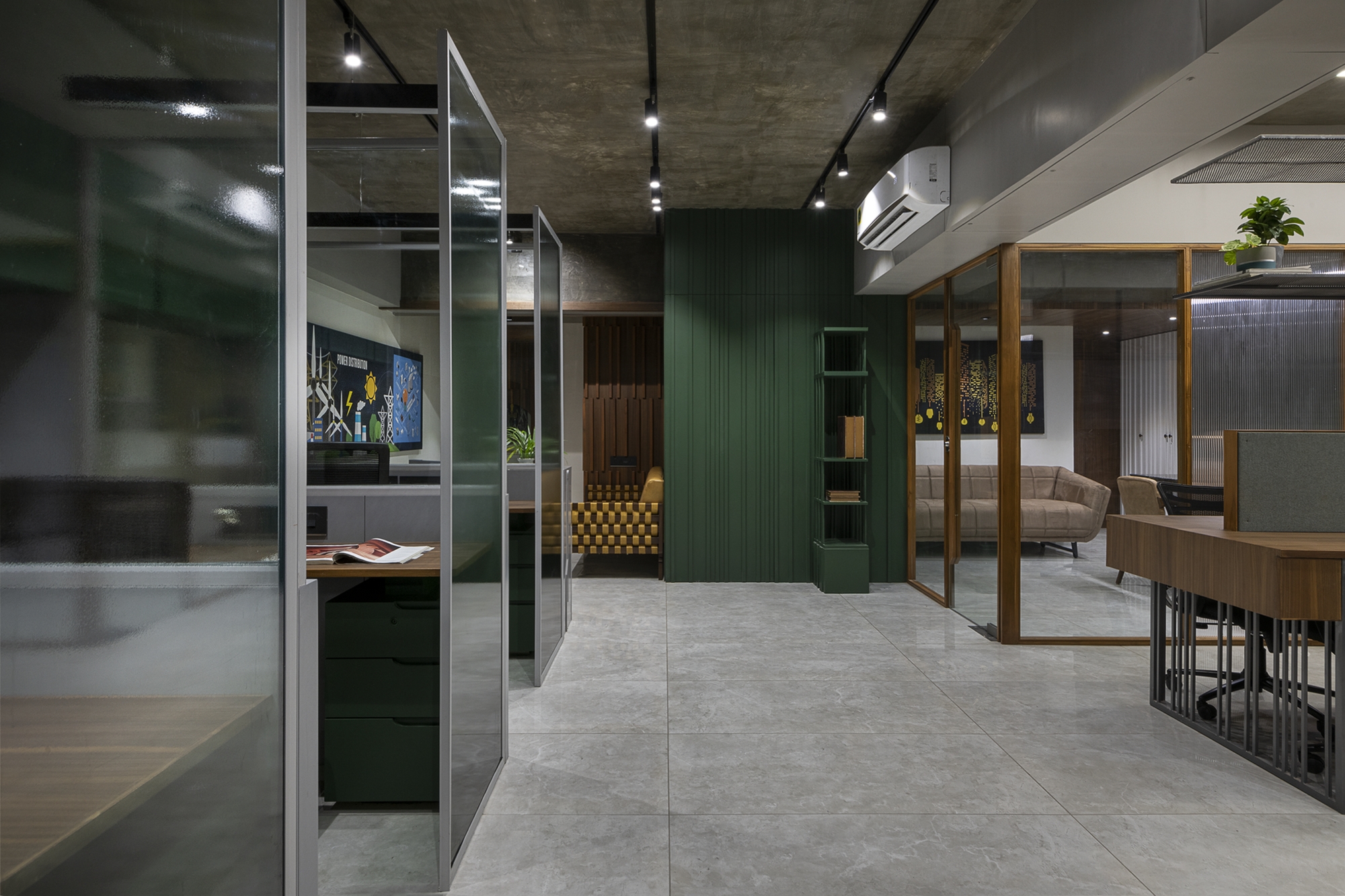 图片[4]|Jitendra电气办公室——艾哈迈达巴德|ART-Arrakis | 建筑室内设计的创新与灵感