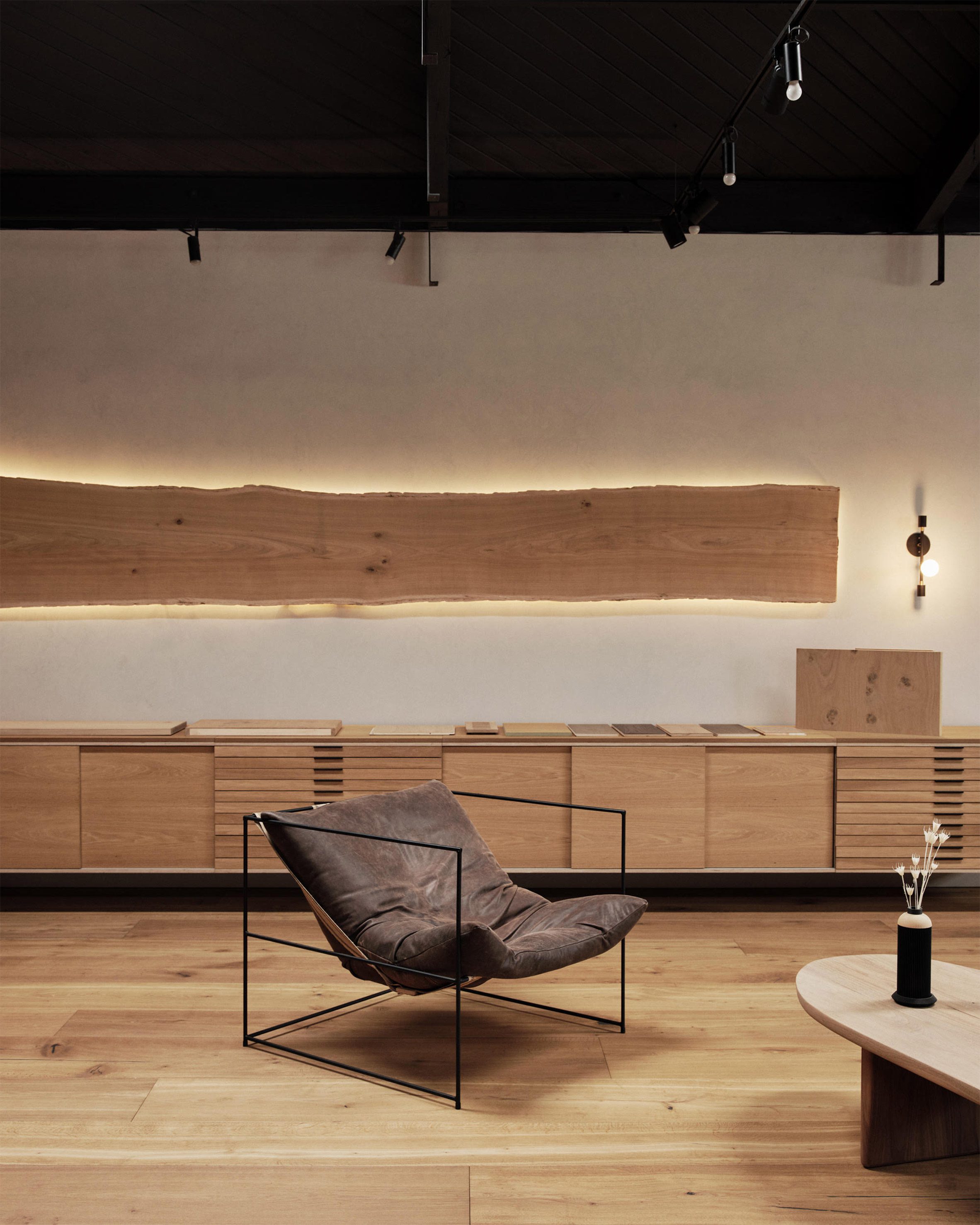 马德拉在洛杉矶展厅展示现代地板和木制品|ART-Arrakis | 建筑室内设计的创新与灵感
