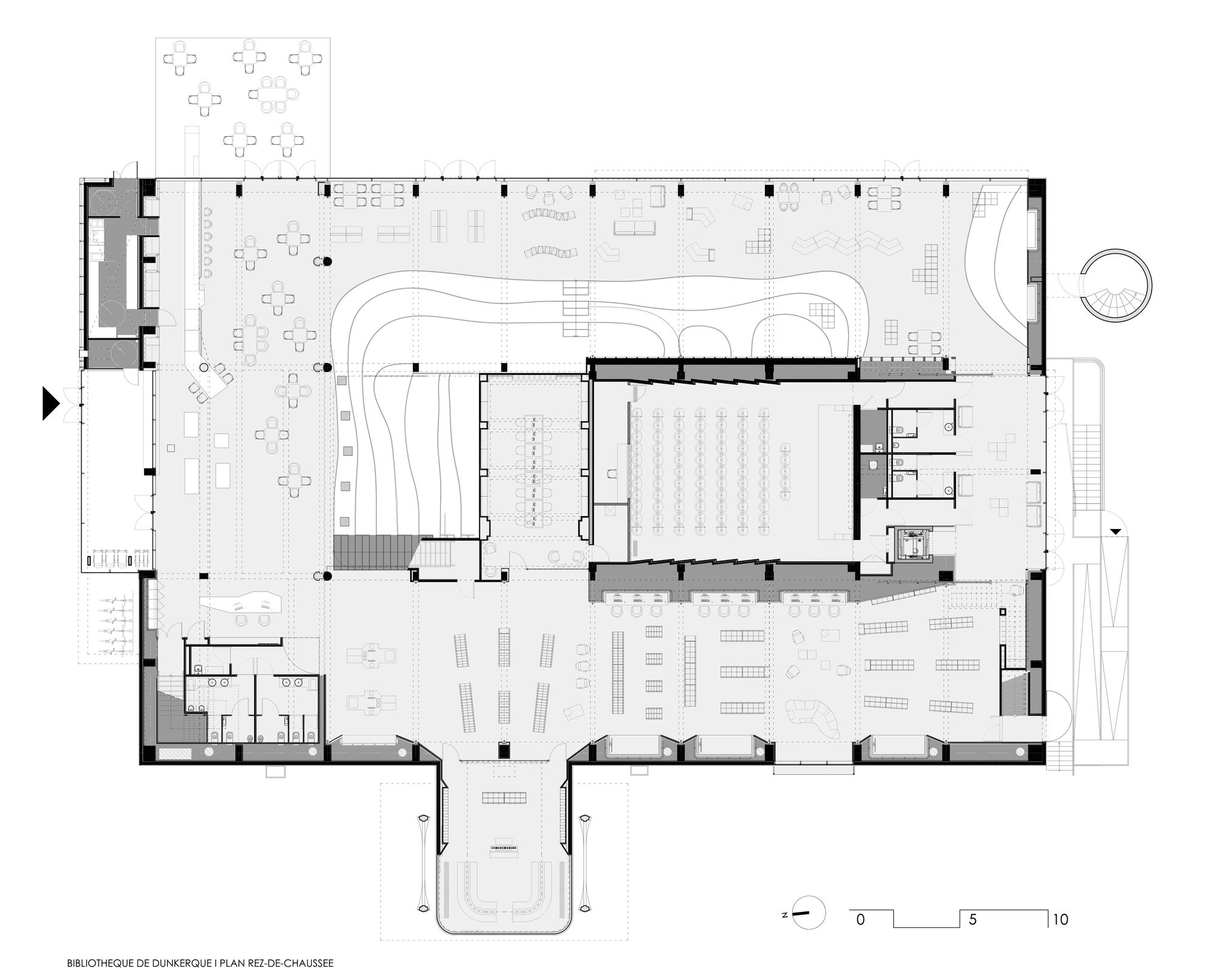 图片[5]|LA BIB 敦刻尔克图书馆，感官式景观设计 / D’HOUNDT+BAJART Architects & Associates|ART-Arrakis | 建筑室内设计的创新与灵感