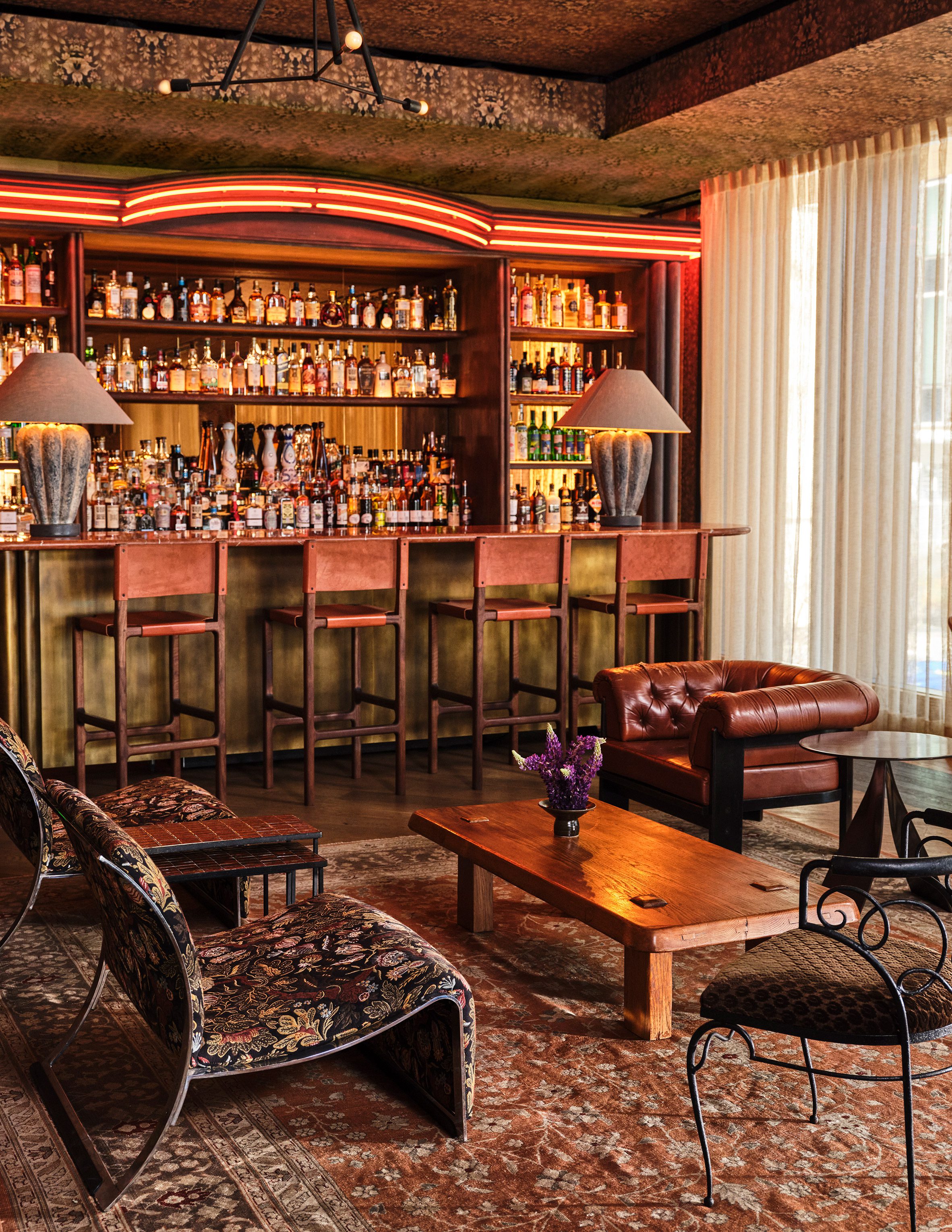 Kelly Wearstler为Austin Proper Hotel增加了图案填充酒吧|ART-Arrakis | 建筑室内设计的创新与灵感