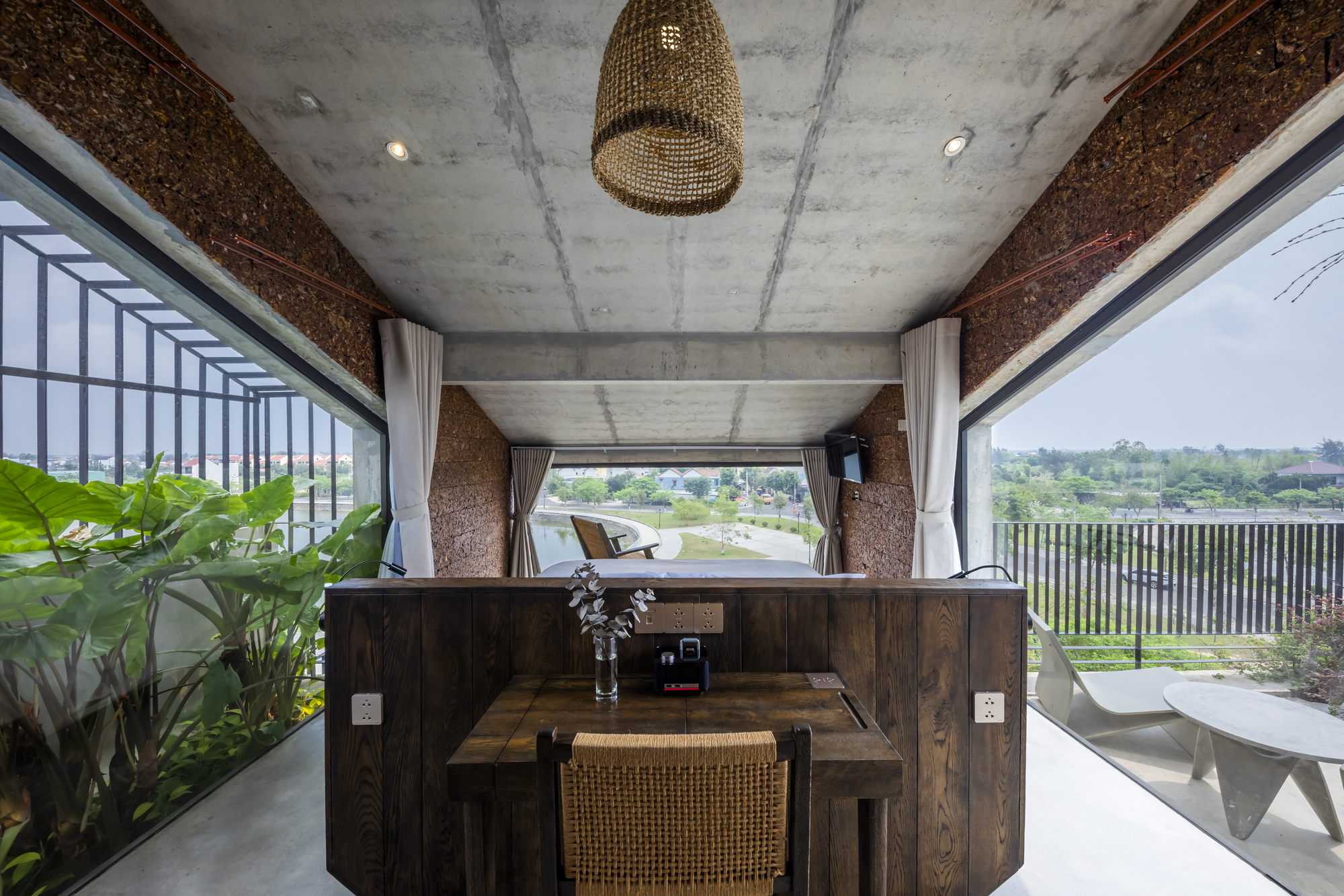 图片[3]|渔网连接悬浮水泥盒，Thalia 精品酒店 / Ho Khue Architects|ART-Arrakis | 建筑室内设计的创新与灵感