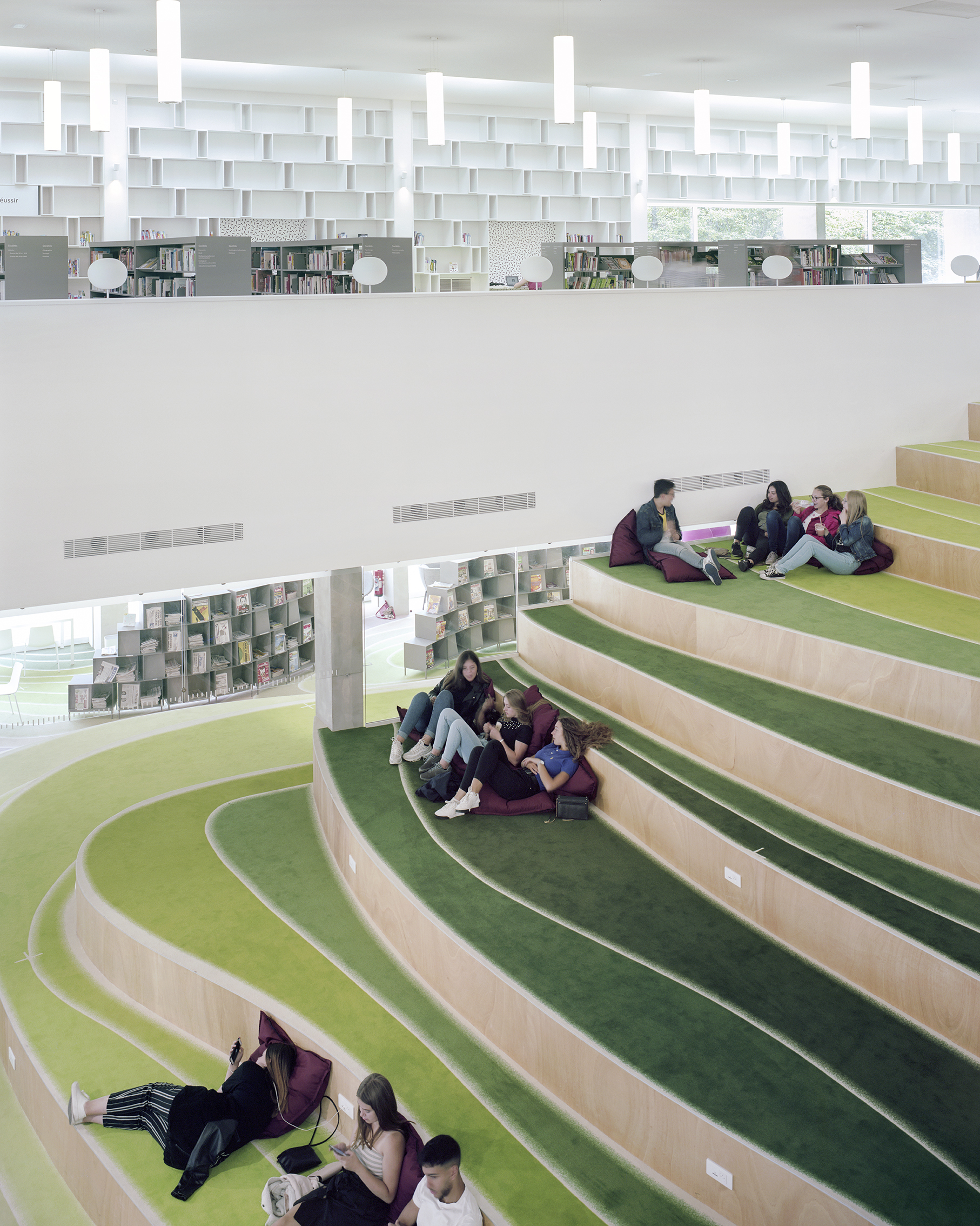 LA BIB 敦刻尔克图书馆，感官式景观设计 / D’HOUNDT+BAJART Architects & Associates|ART-Arrakis | 建筑室内设计的创新与灵感