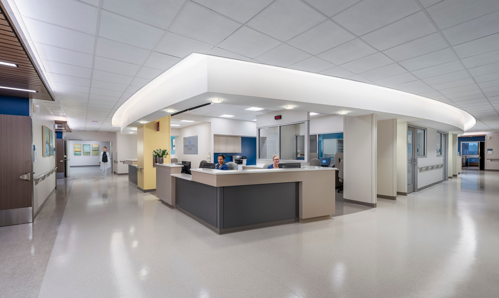 弗吉尼亚医院中心4A住院患者翻修|ART-Arrakis | 建筑室内设计的创新与灵感