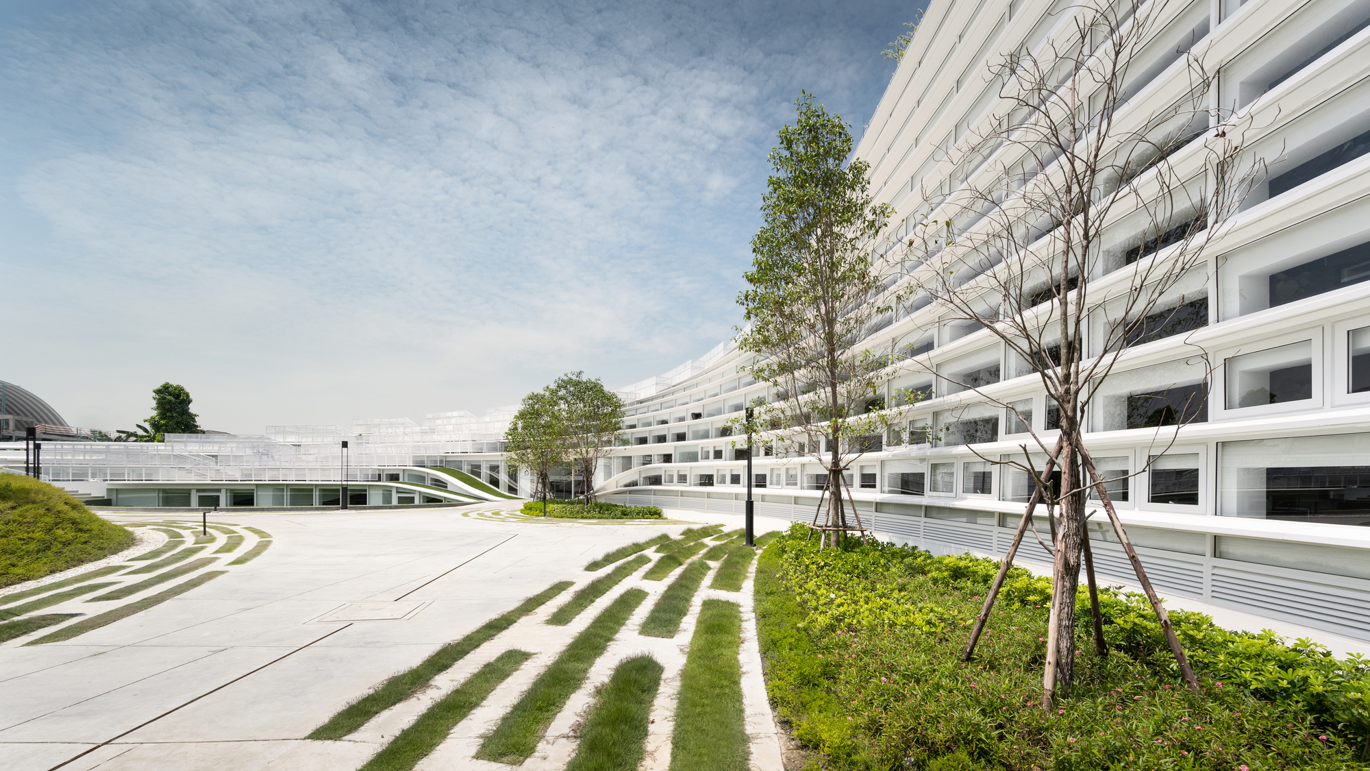 扇形展开，泰国吞武里校园 SISB / Plan Architect|ART-Arrakis | 建筑室内设计的创新与灵感