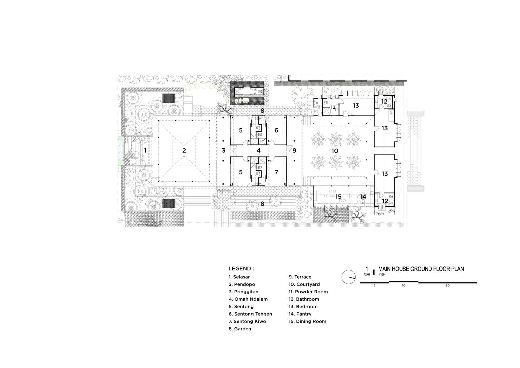 图片[2]|奥玛加瓦之家 / Budi Pradono Architects|ART-Arrakis | 建筑室内设计的创新与灵感