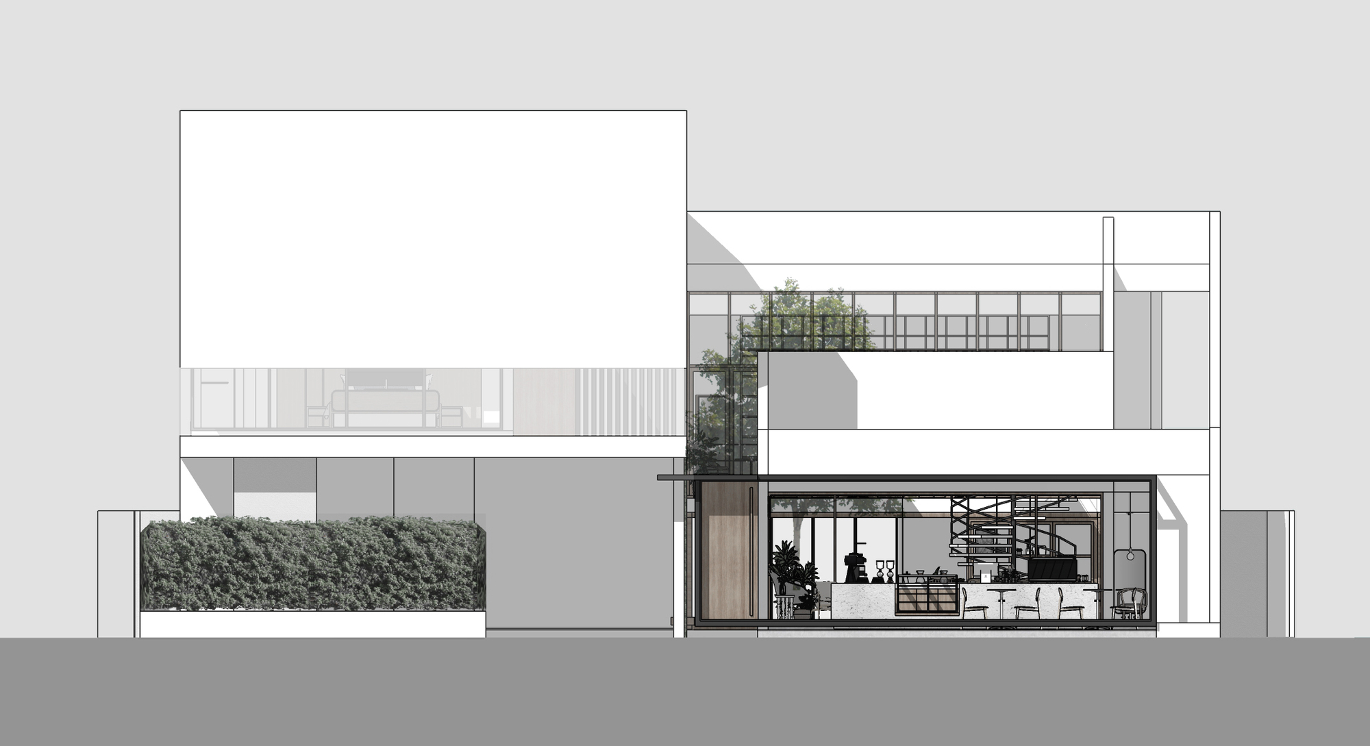 图片[4]|Risu 咖啡馆 / ForX Design Studio|ART-Arrakis | 建筑室内设计的创新与灵感