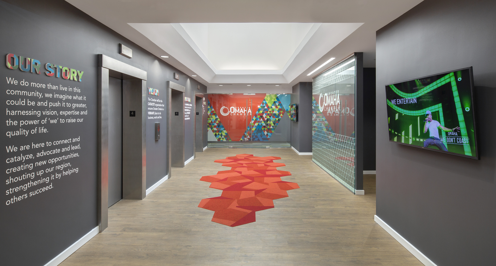 大奥马哈商会办公室——奥马哈|ART-Arrakis | 建筑室内设计的创新与灵感