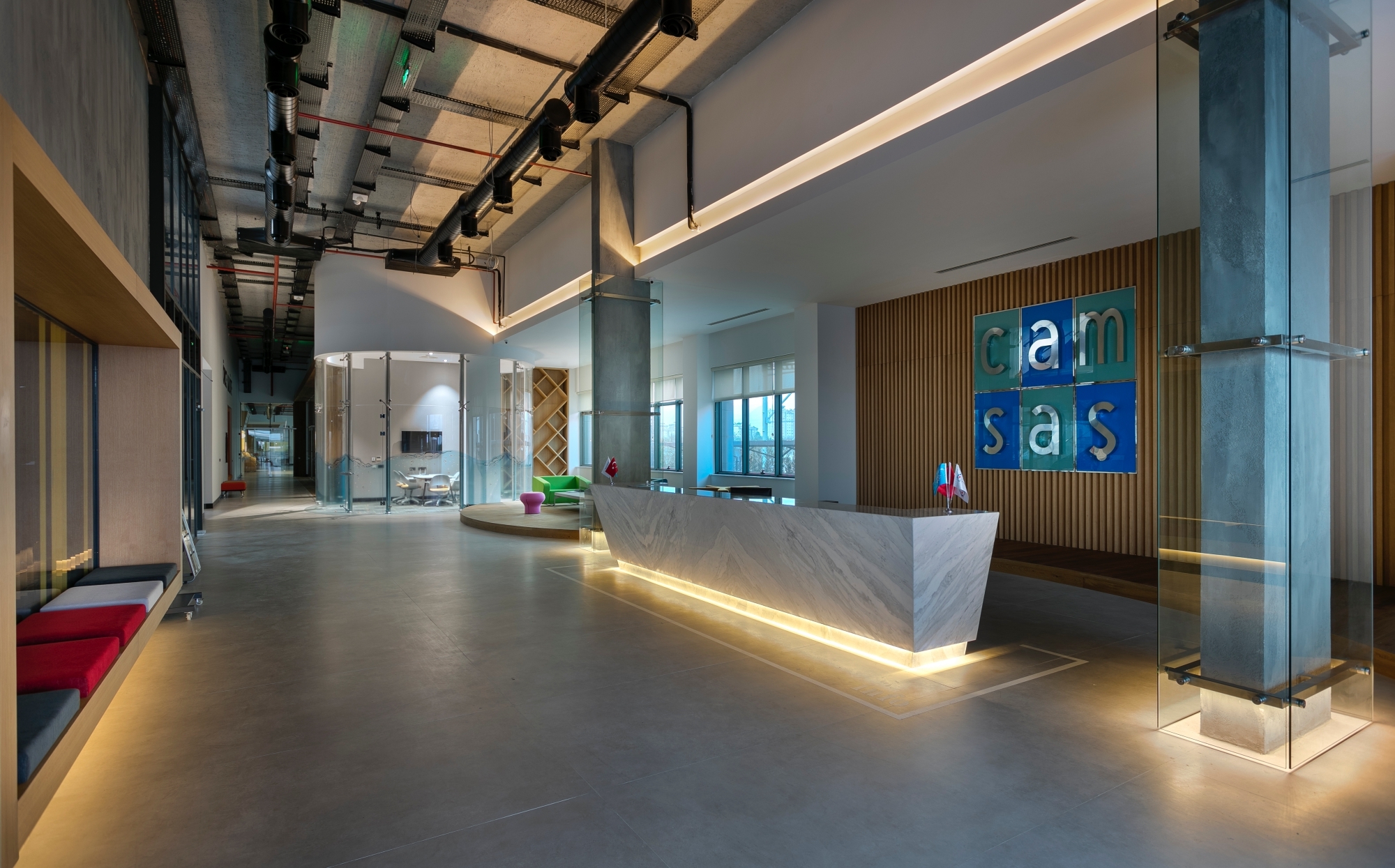 Cam Saş办公室-安塔利亚|ART-Arrakis | 建筑室内设计的创新与灵感