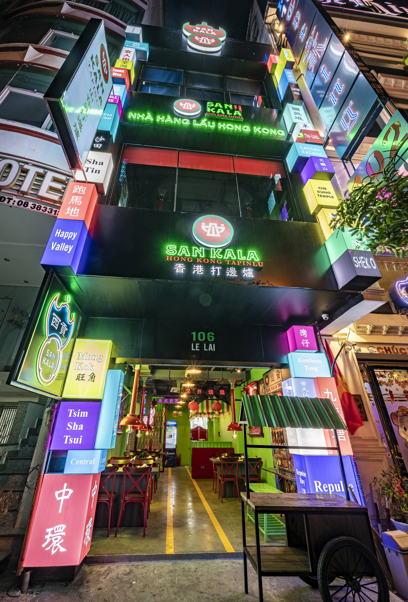 三卡拉香港塔品露餐厅|ART-Arrakis | 建筑室内设计的创新与灵感