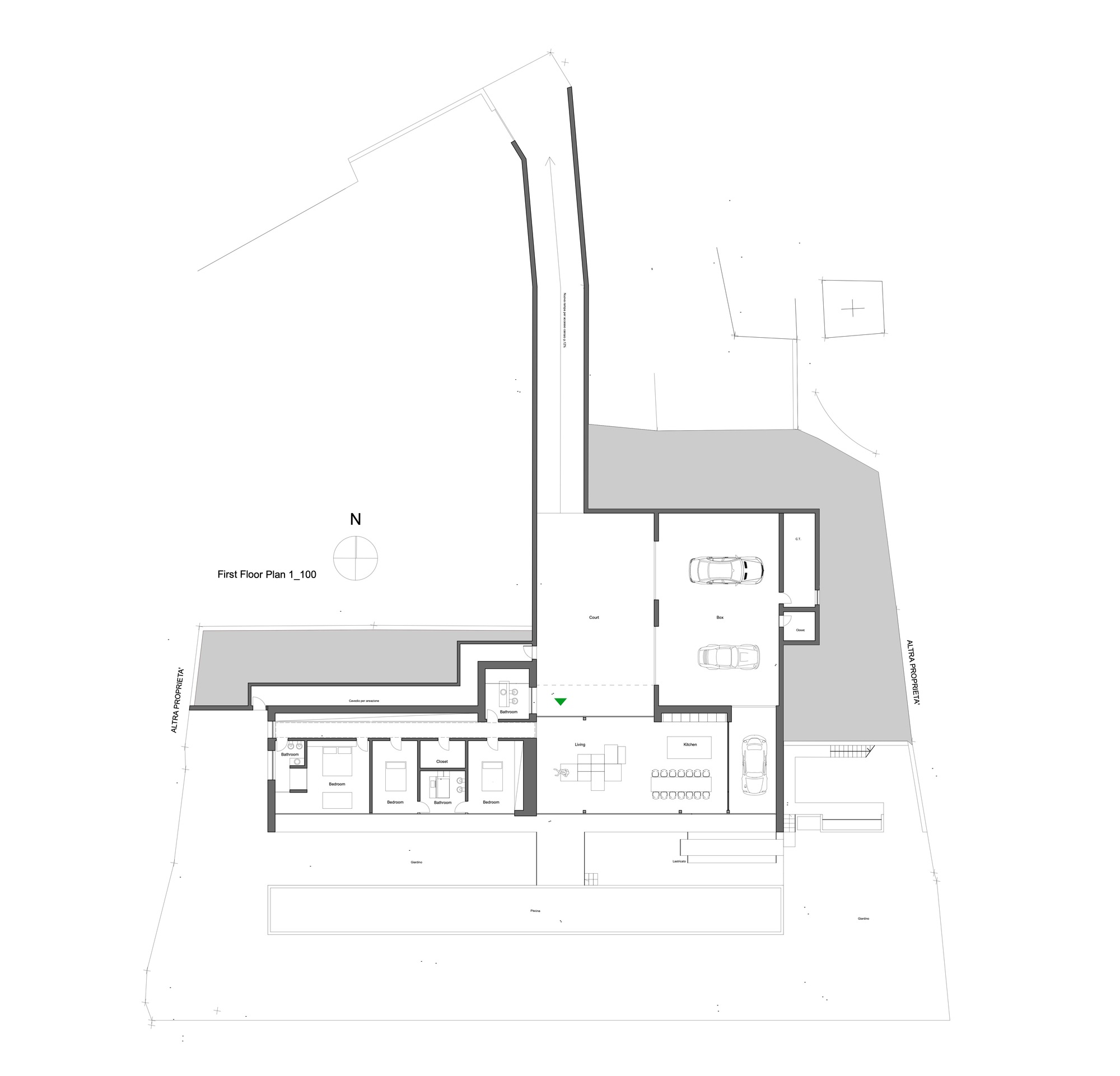 图片[2]|意大利北部G住宅，群山间的隐秘露台 / Architetto Alfredo Vanotti|ART-Arrakis | 建筑室内设计的创新与灵感