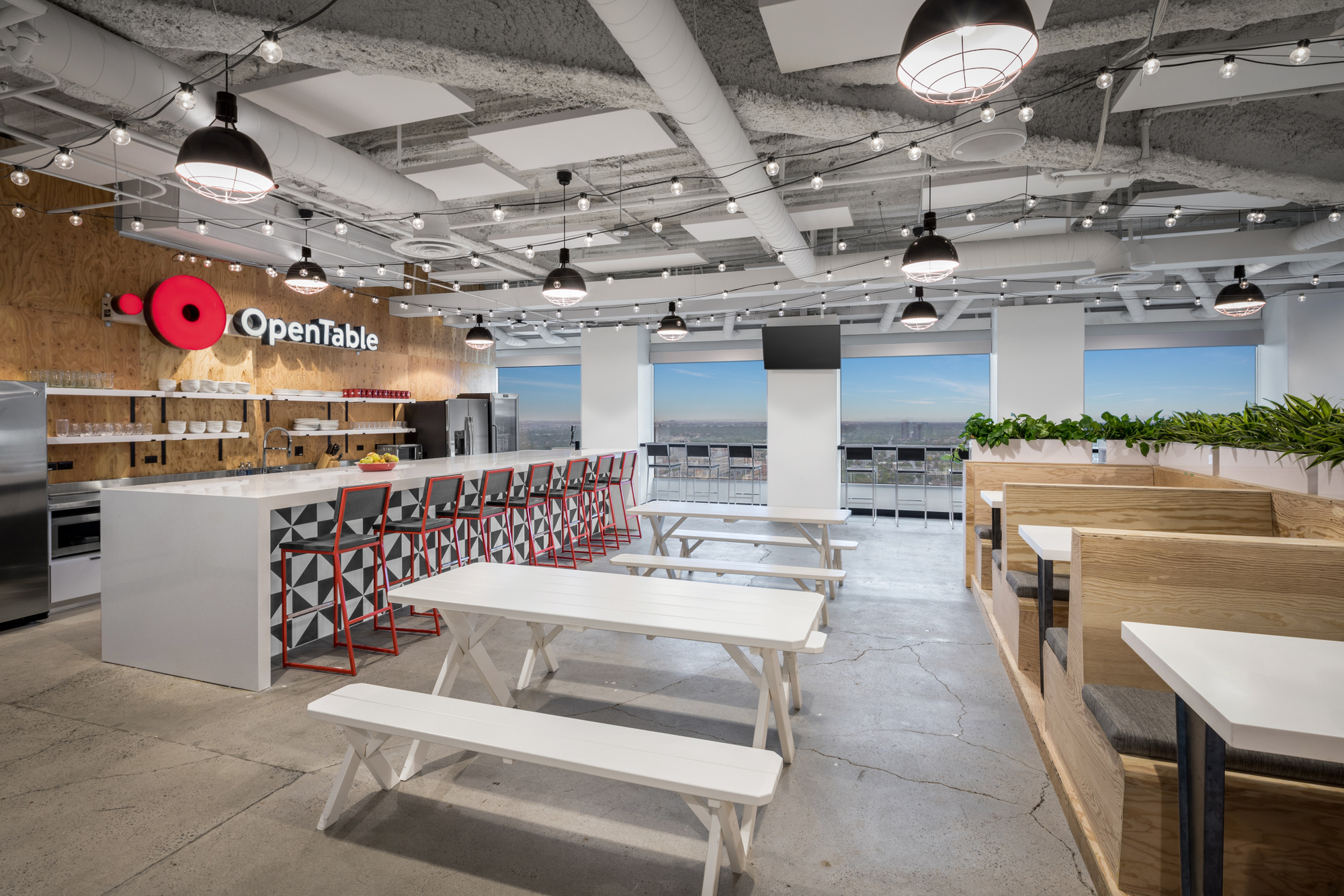OpenTable办公室——丹佛|ART-Arrakis | 建筑室内设计的创新与灵感