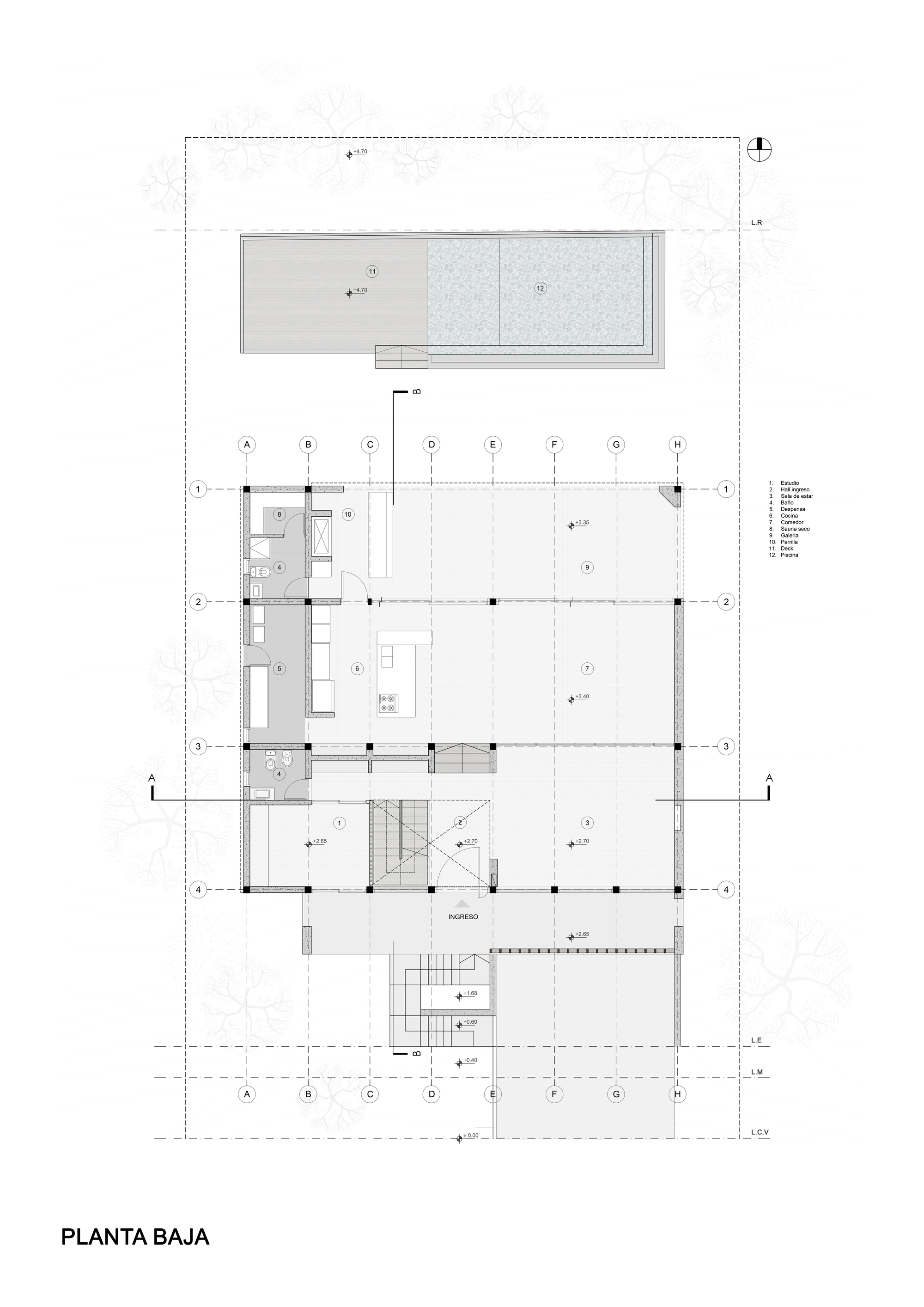 图片[2]|竞技场中的房子 / Pablo Senmartin|ART-Arrakis | 建筑室内设计的创新与灵感