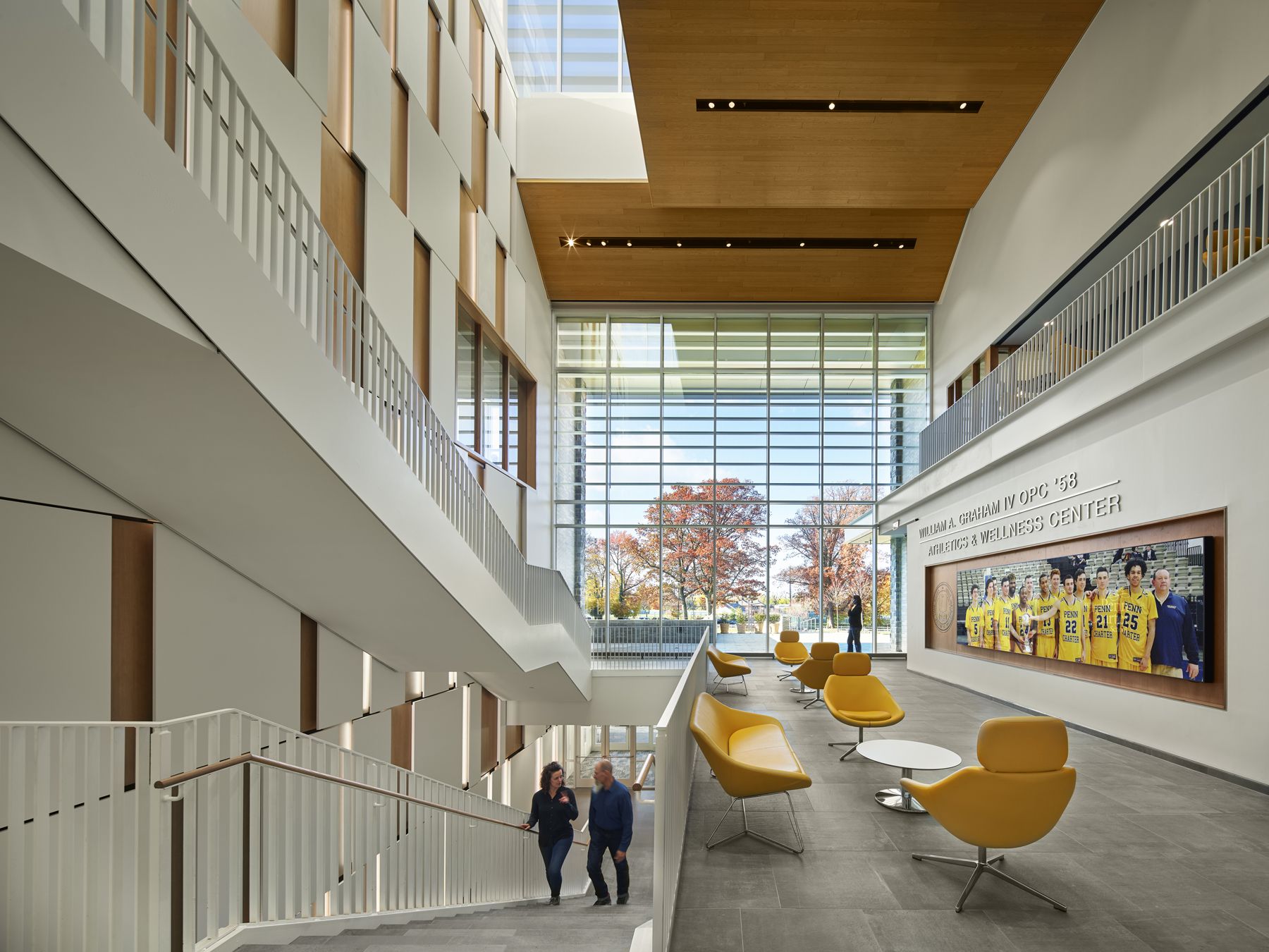 图片[10]|威廉宾夕法尼亚特许学校-格雷厄姆田径学校；健康中心|ART-Arrakis | 建筑室内设计的创新与灵感