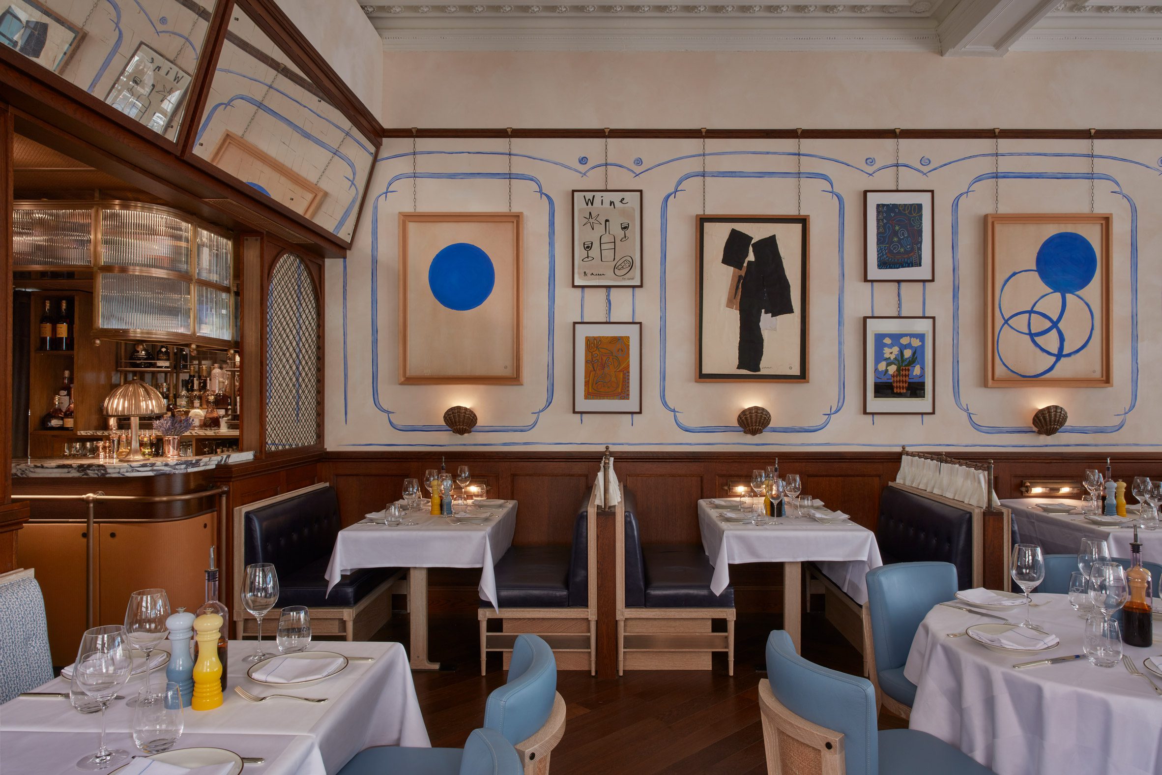 索卡餐厅感觉就像“梅菲尔的法国南部的一个口袋”|ART-Arrakis | 建筑室内设计的创新与灵感