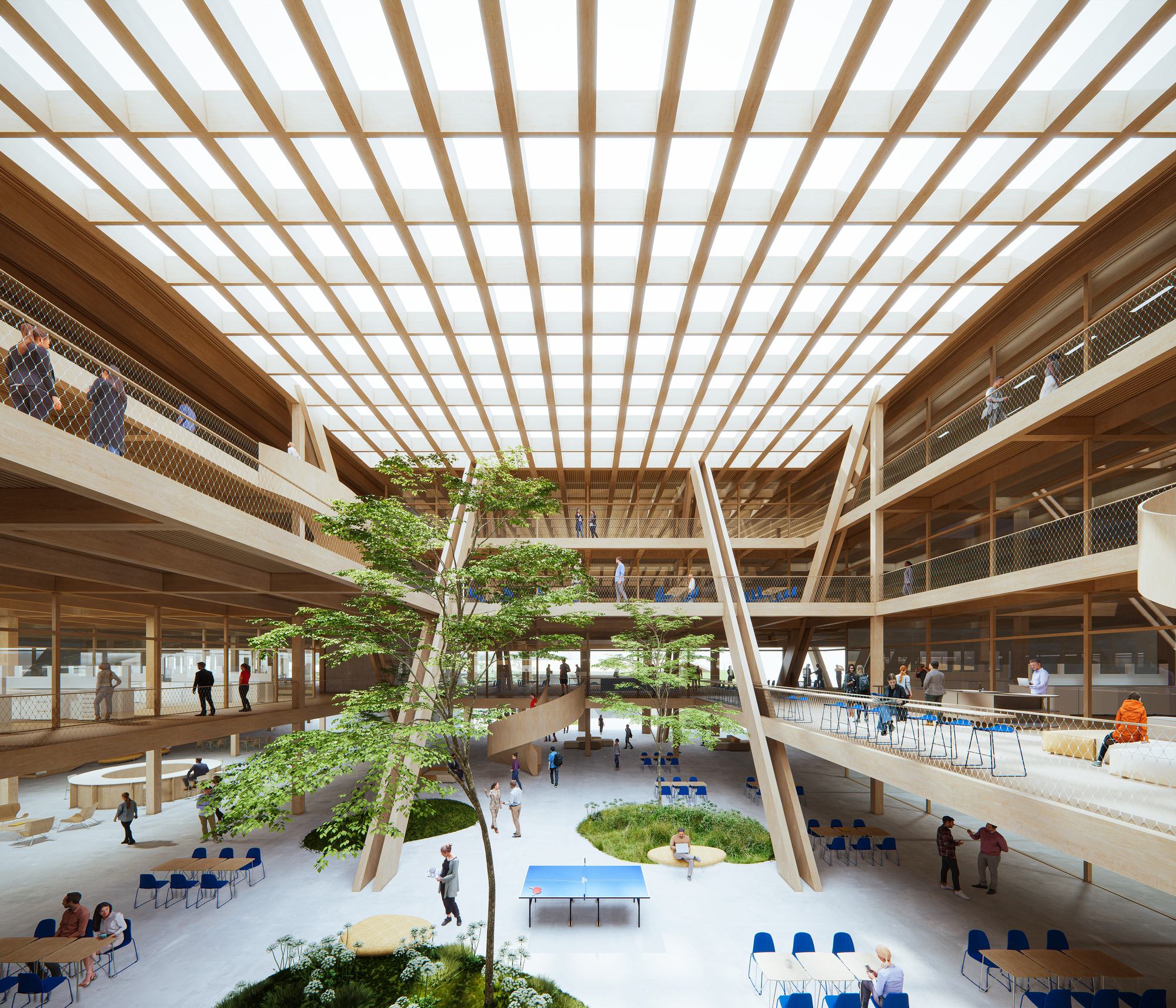 图片[1]|瑞士洛桑联邦理工学院创新园，3XN/GXN+IB 将生态做到极致|ART-Arrakis | 建筑室内设计的创新与灵感