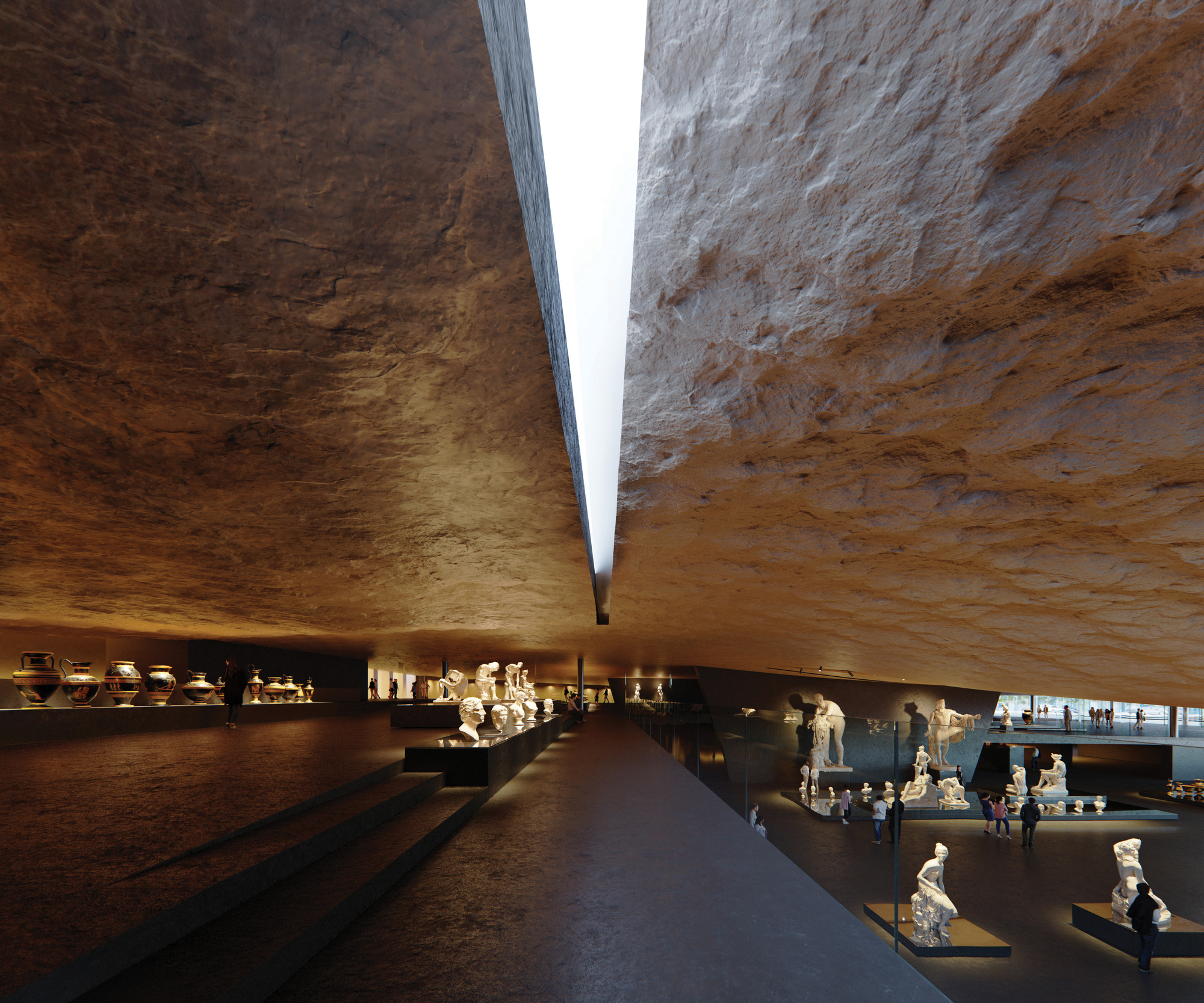 为雅典国家考古博物馆广场建一片漂浮丛林，隈研吾联合体方案|ART-Arrakis | 建筑室内设计的创新与灵感