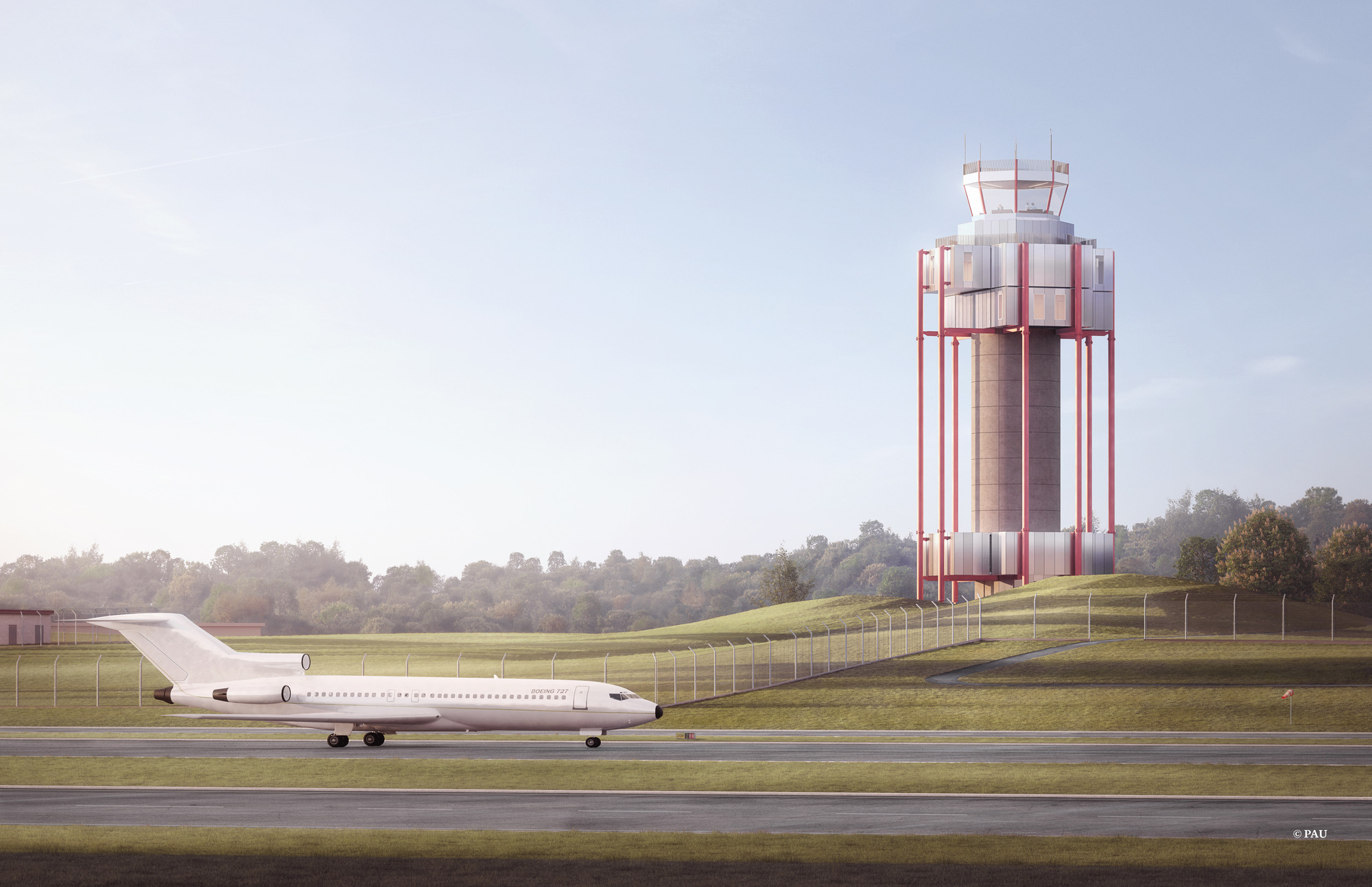 取代贝聿铭作品，PAU Studio 获选最新空中交通管制塔设计|ART-Arrakis | 建筑室内设计的创新与灵感