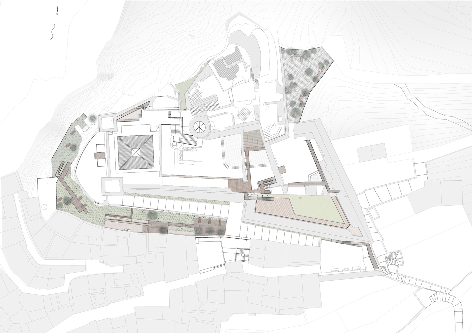 图片[2]|意大利多尔恰夸古堡修复项目 Castello dei Doria / LD+SR architetti|ART-Arrakis | 建筑室内设计的创新与灵感