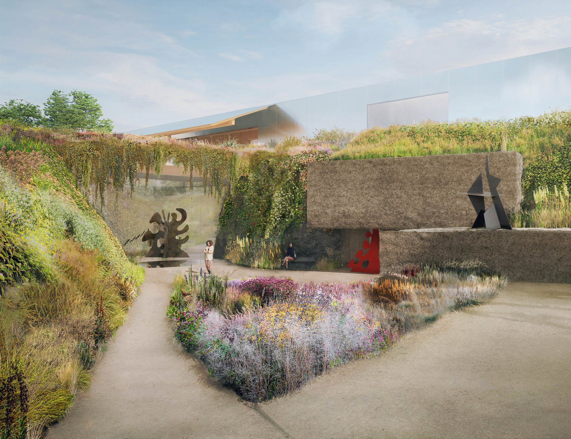 赫尔佐格&德梅隆与皮特·奥多夫合作设计‘费城考尔德花园’|ART-Arrakis | 建筑室内设计的创新与灵感