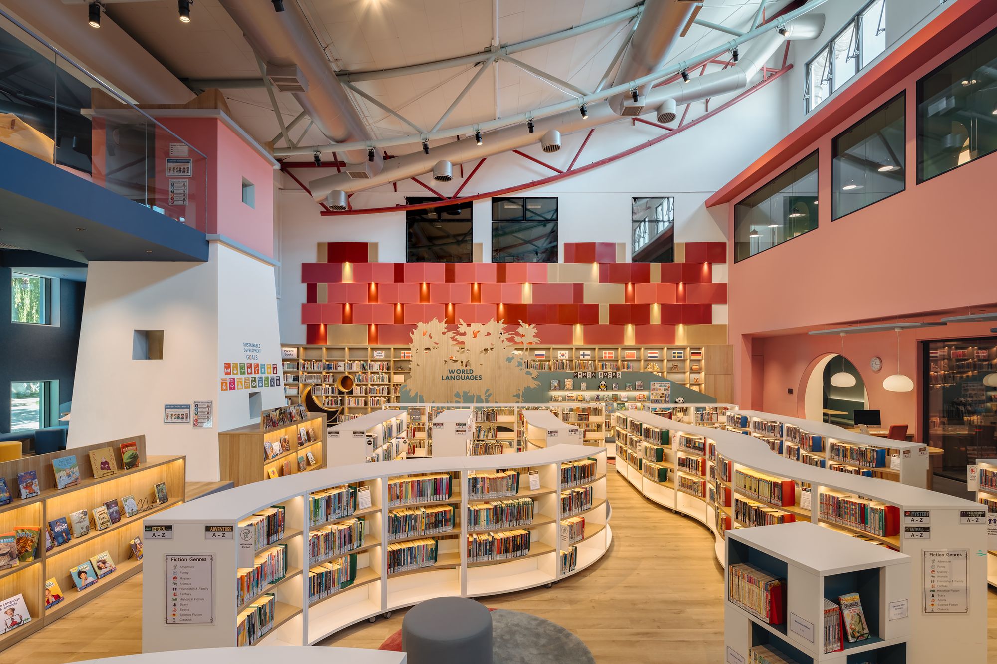 北京西部学院——小学图书馆改造|ART-Arrakis | 建筑室内设计的创新与灵感