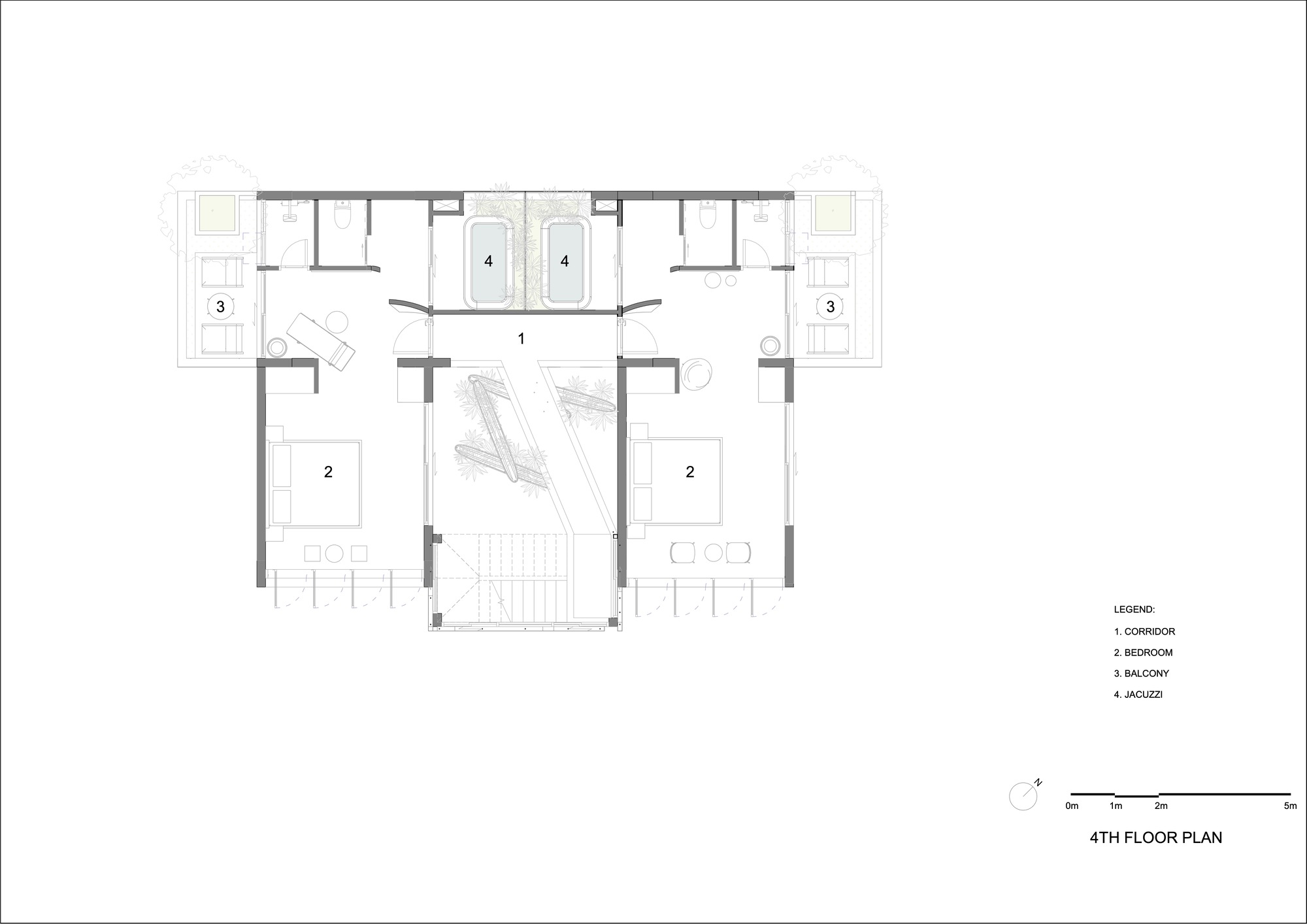 图片[4]|渔网连接悬浮水泥盒，Thalia 精品酒店 / Ho Khue Architects|ART-Arrakis | 建筑室内设计的创新与灵感