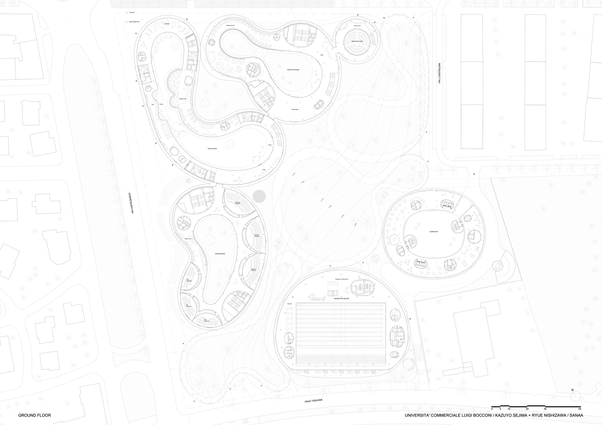 图片[4]|博科尼大学城市新校区 / SANAA|ART-Arrakis | 建筑室内设计的创新与灵感