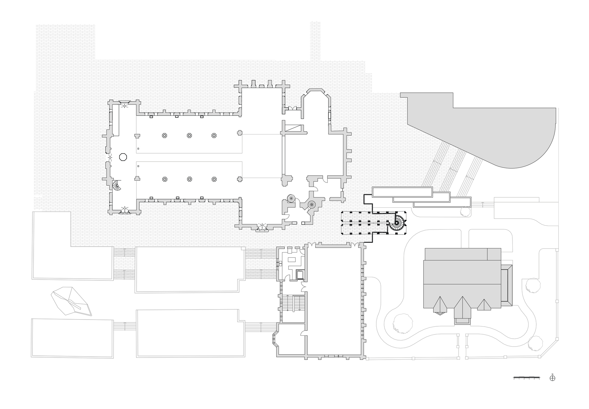 图片[2]|卡多根音乐学校 / Palassis Architects|ART-Arrakis | 建筑室内设计的创新与灵感
