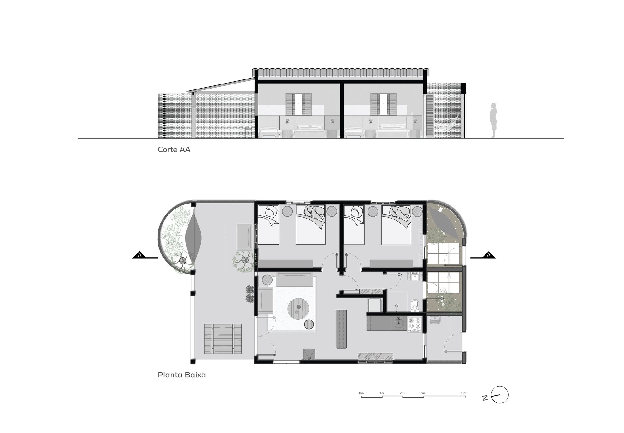 图片[3]|Serrana 住宅 / coplanar arquitetura.|ART-Arrakis | 建筑室内设计的创新与灵感