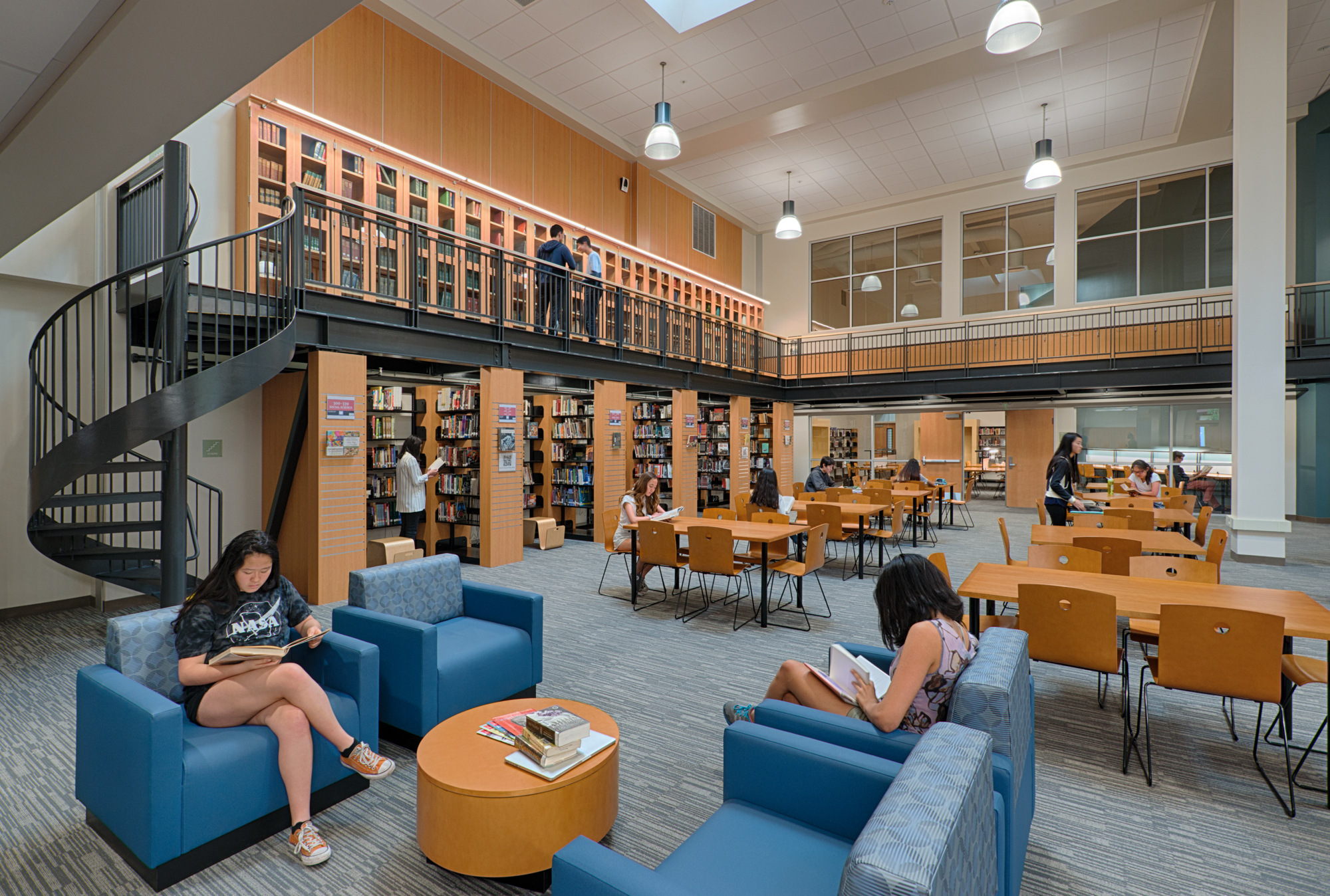 图片[3]|Palo Alto高中图书馆现代化|ART-Arrakis | 建筑室内设计的创新与灵感