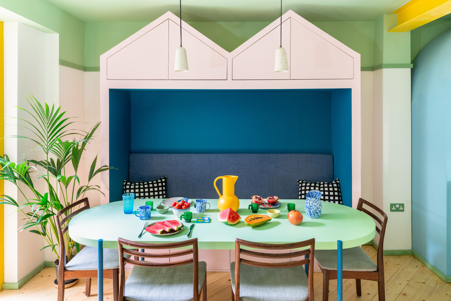 让‘彩色混搭’的住宅室内设计流行起来！|ART-Arrakis | 建筑室内设计的创新与灵感