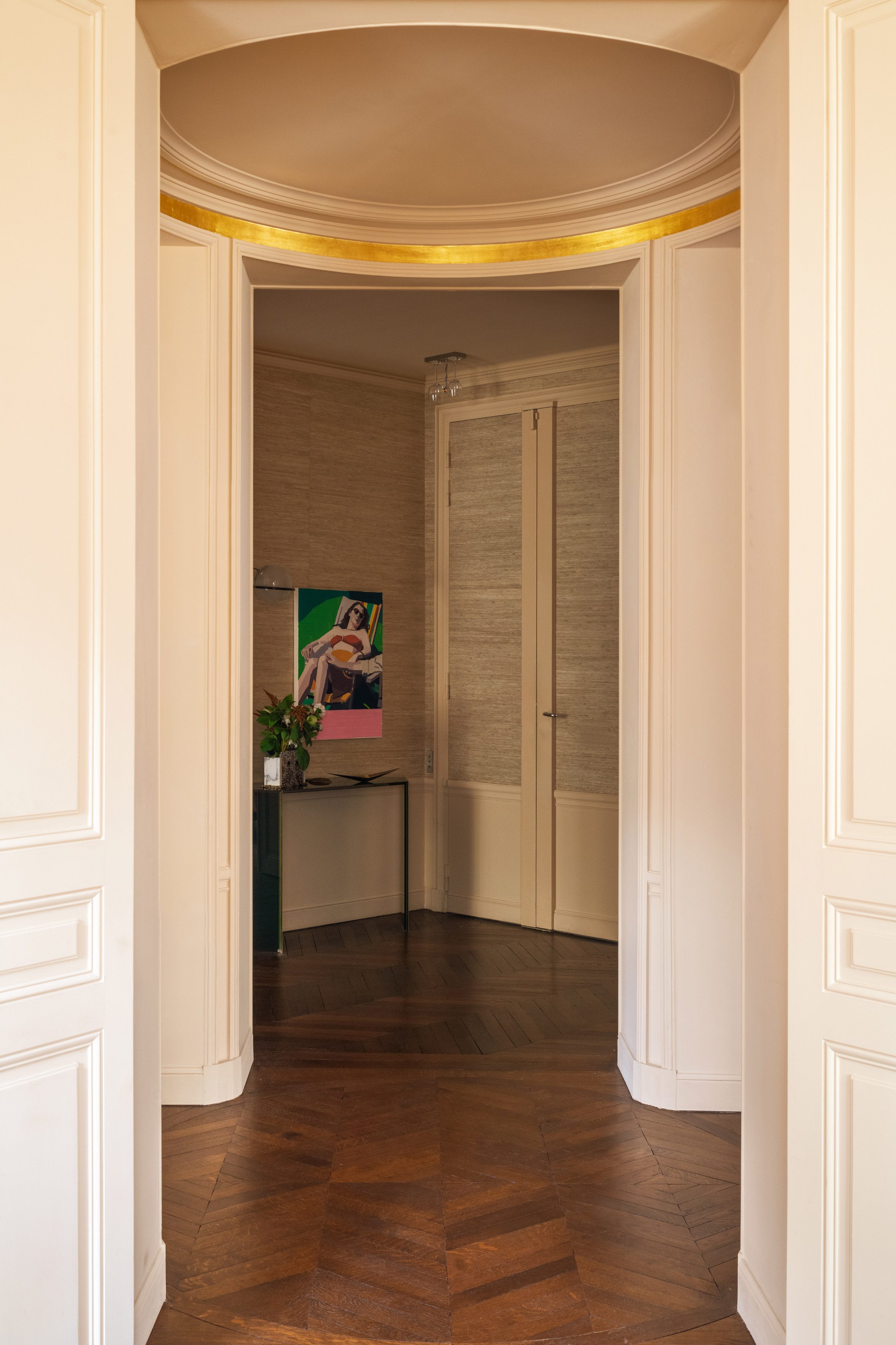 鲁道夫·帕伦特（Rodolphe Parente）毕恭毕敬地重新思考巴黎一套经典的奥斯曼式公寓|ART-Arrakis | 建筑室内设计的创新与灵感
