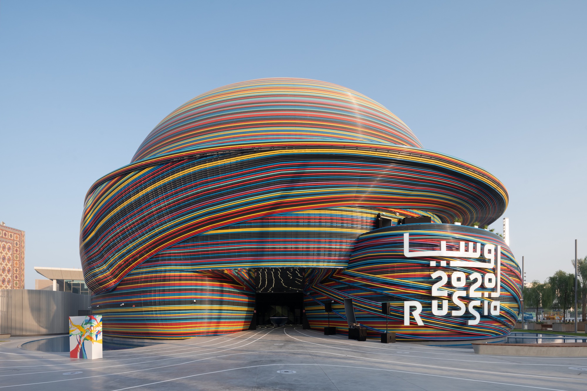 彩线缠绕，2020年迪拜世博会俄罗斯馆 / SPEECH|ART-Arrakis | 建筑室内设计的创新与灵感