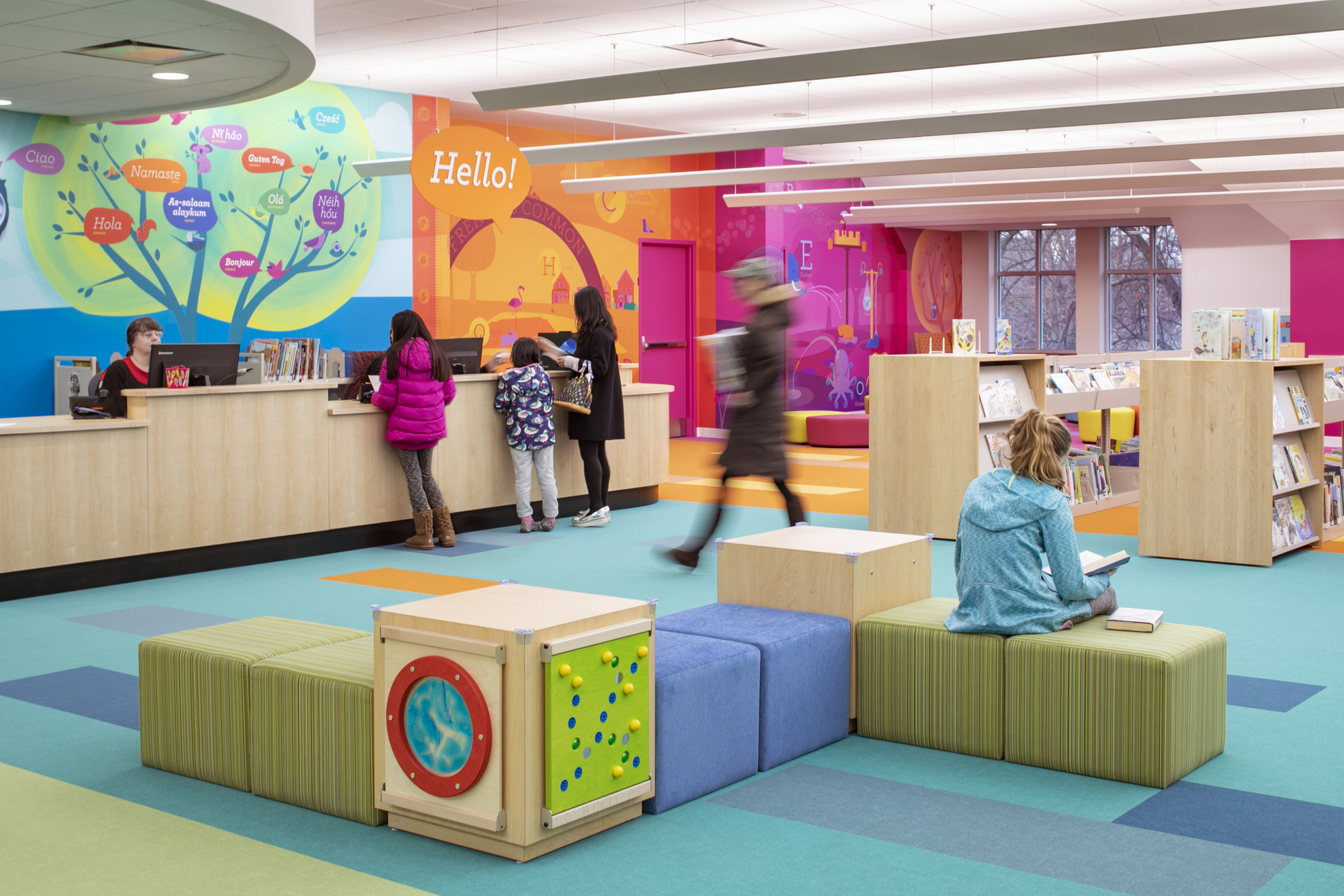 图片[2]|塞耶公共图书馆-儿童室|ART-Arrakis | 建筑室内设计的创新与灵感