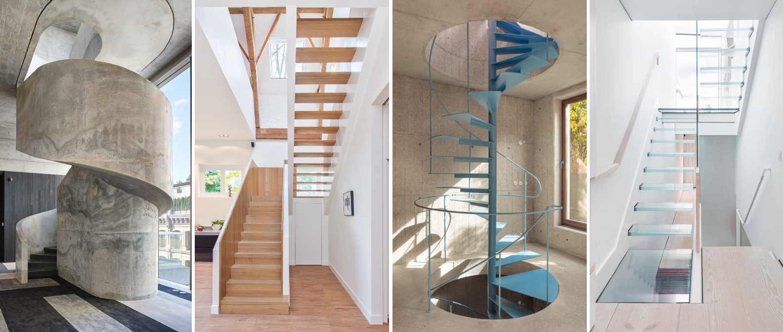 混凝土、木材、钢铁和玻璃：如何选择楼梯材质？|ART-Arrakis | 建筑室内设计的创新与灵感