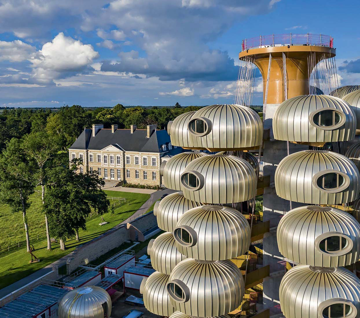 Château des Pères 酒店，金属巢穴是如何完成的？|ART-Arrakis | 建筑室内设计的创新与灵感