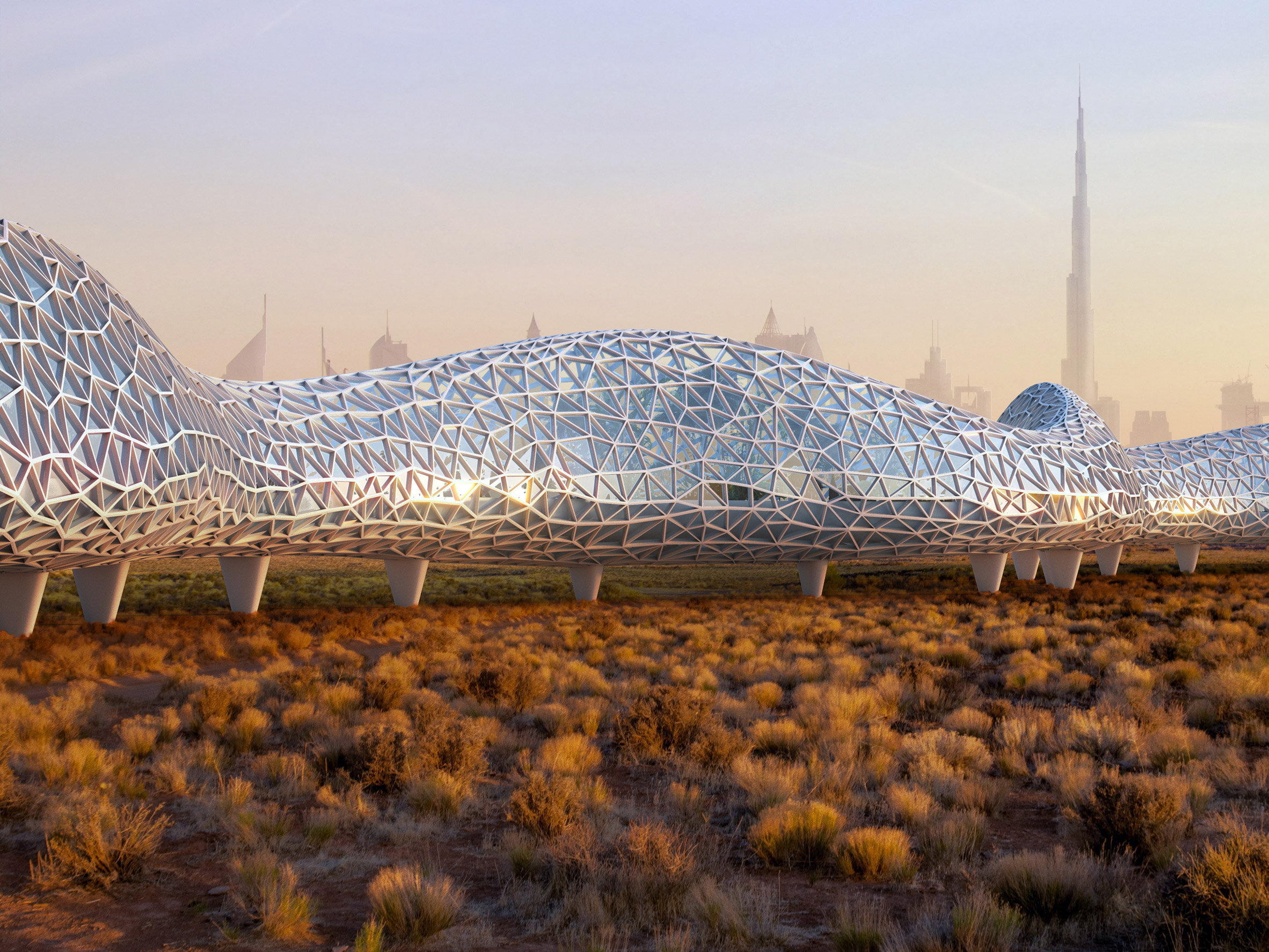 Urb提议修建93公里的自行车道，“使迪拜成为地球上连接最紧密的城市”|ART-Arrakis | 建筑室内设计的创新与灵感