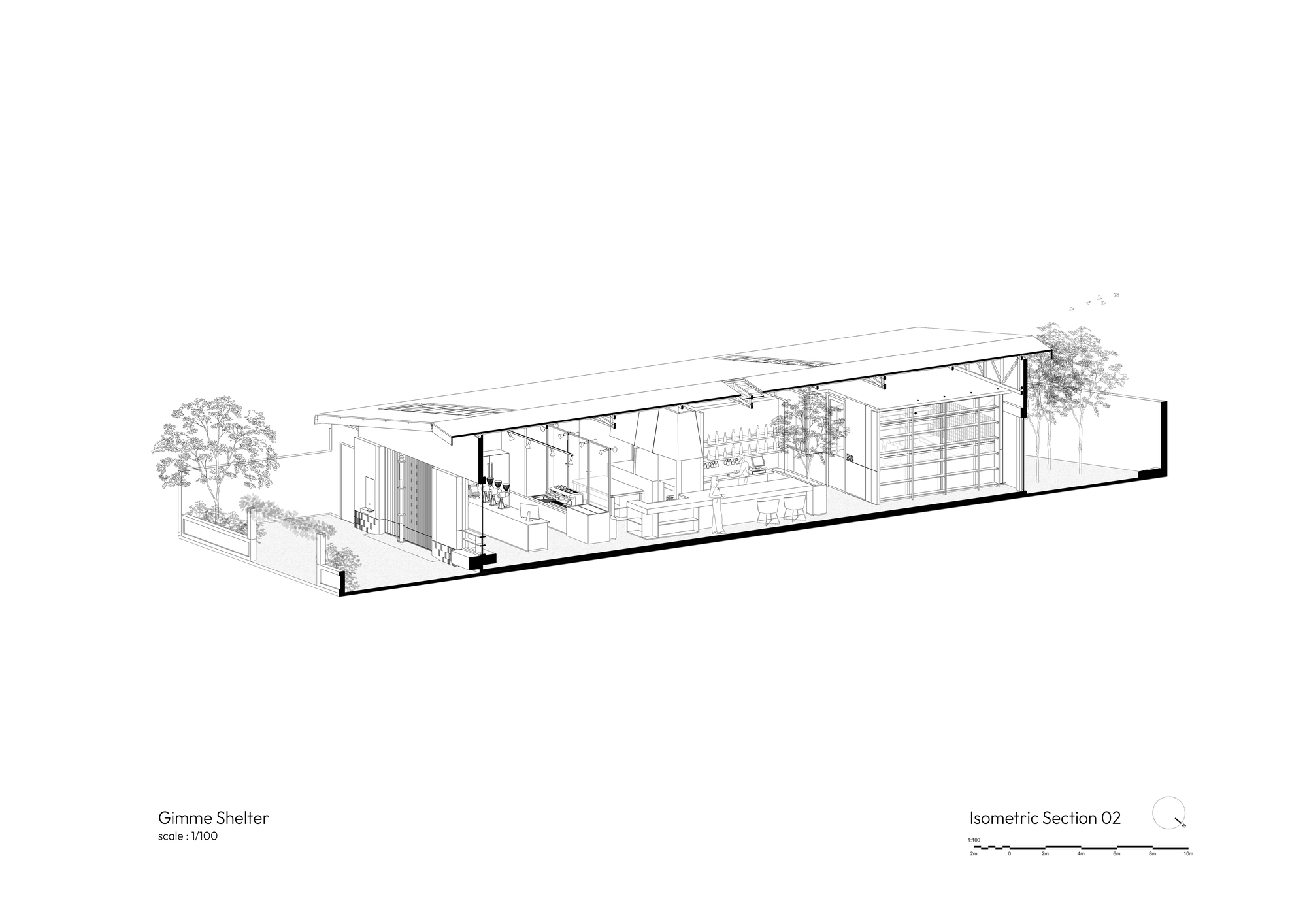 图片[4]|‘予我庇护’咖啡厅兼工坊 / Housescape Design Lab|ART-Arrakis | 建筑室内设计的创新与灵感
