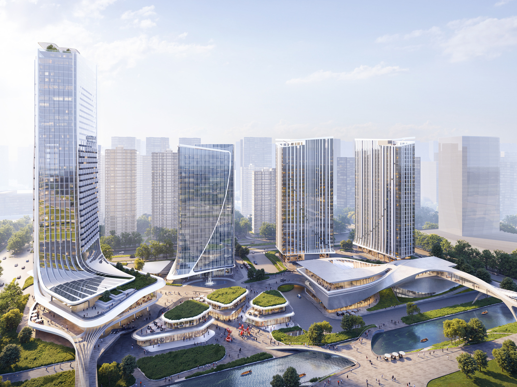 UNStudio 公布‘南京全新人本综合发展项目’方案，一站式目的地|ART-Arrakis | 建筑室内设计的创新与灵感