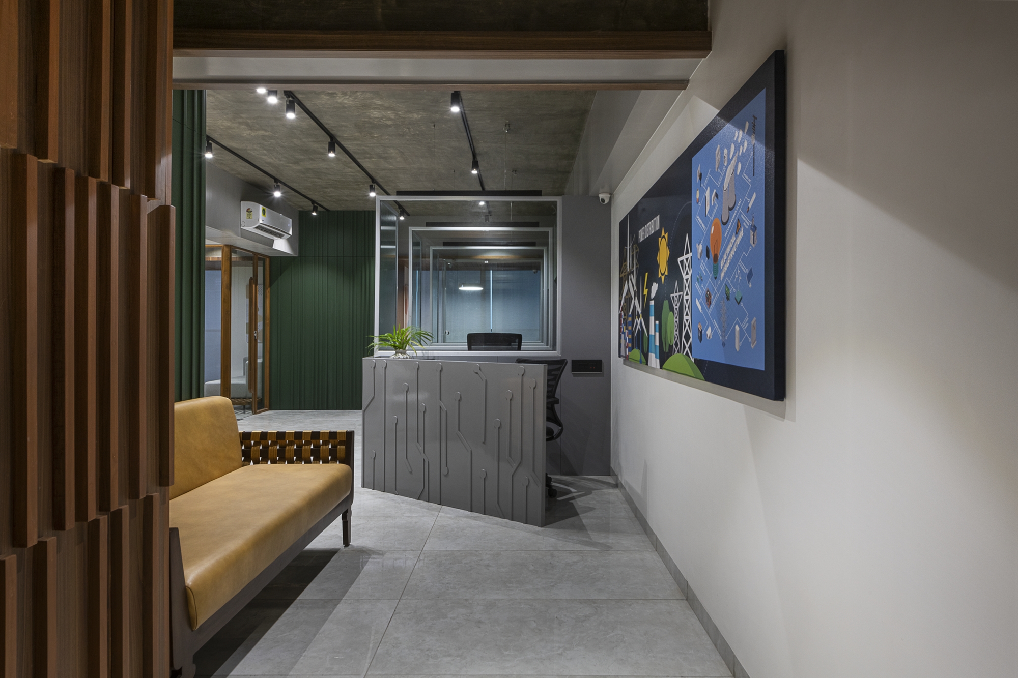Jitendra电气办公室——艾哈迈达巴德|ART-Arrakis | 建筑室内设计的创新与灵感