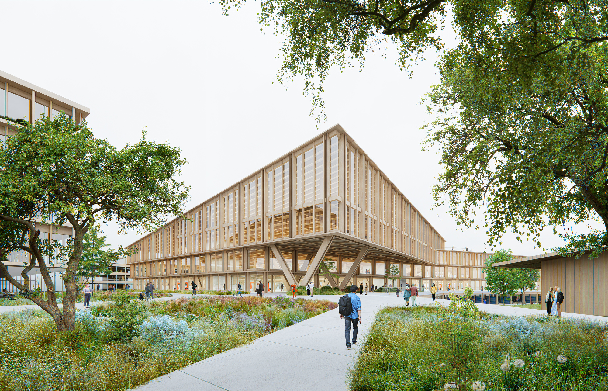 瑞士洛桑联邦理工学院创新园，3XN/GXN+IB 将生态做到极致|ART-Arrakis | 建筑室内设计的创新与灵感