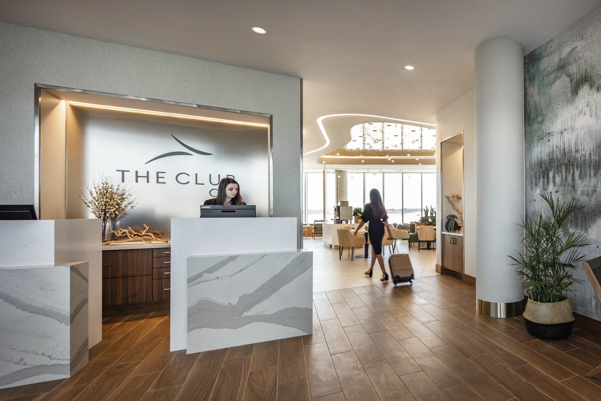 夏洛特道格拉斯国际机场CLT俱乐部|ART-Arrakis | 建筑室内设计的创新与灵感