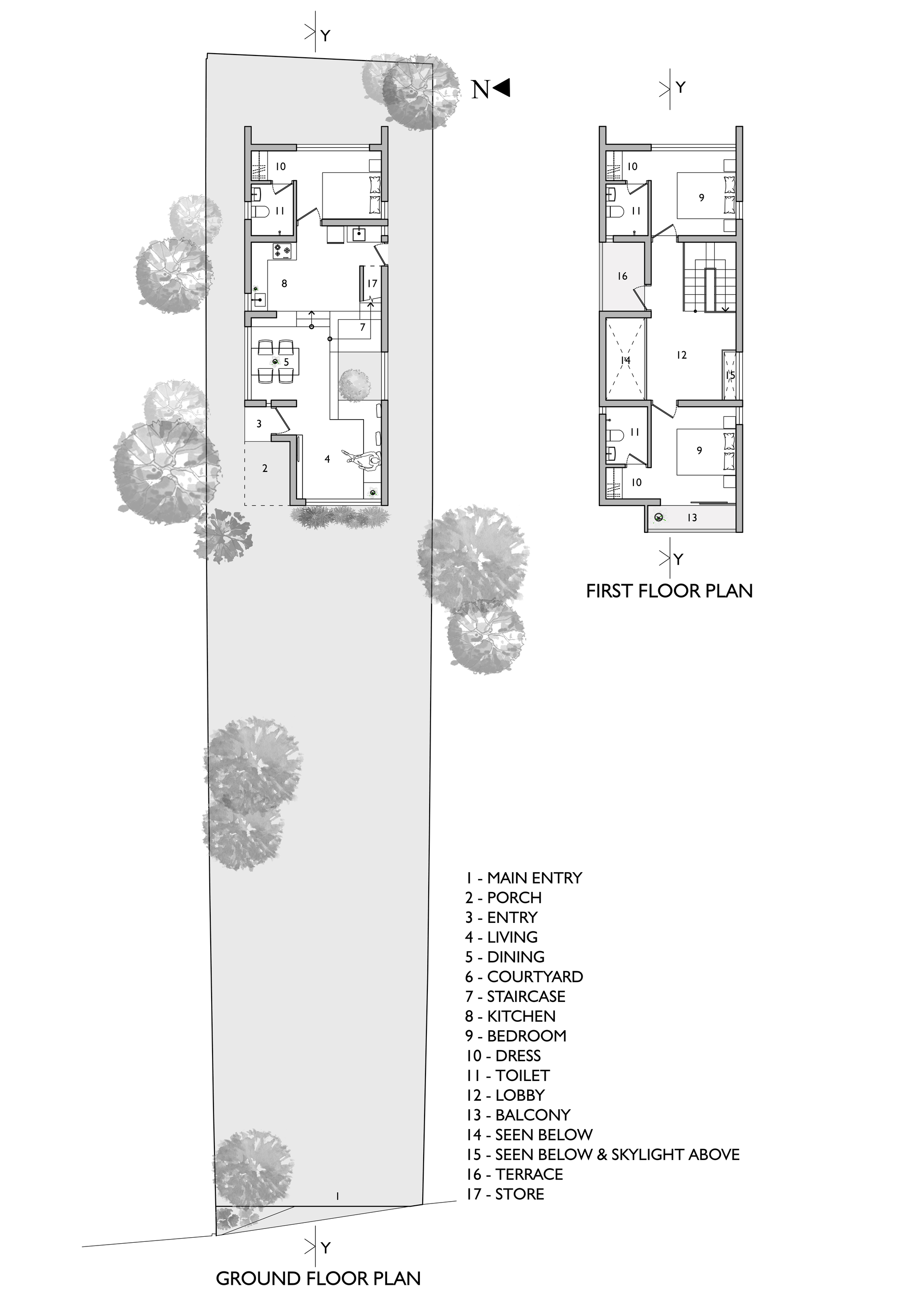 图片[5]|狭地砖屋 / Srijit Srinivas Architects|ART-Arrakis | 建筑室内设计的创新与灵感