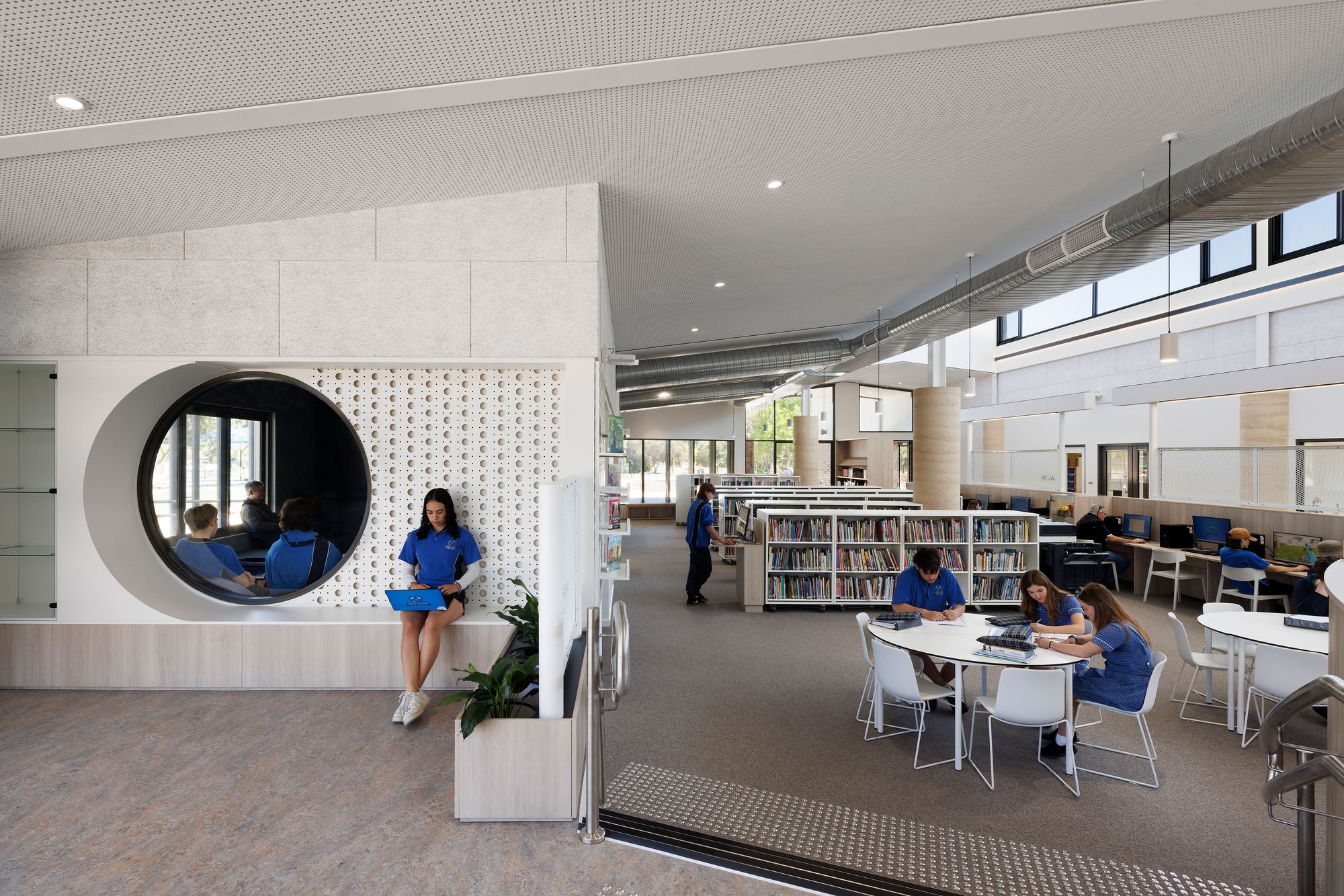 图片[5]|贝纳拉P-12学院STEAM中心和图书馆|ART-Arrakis | 建筑室内设计的创新与灵感