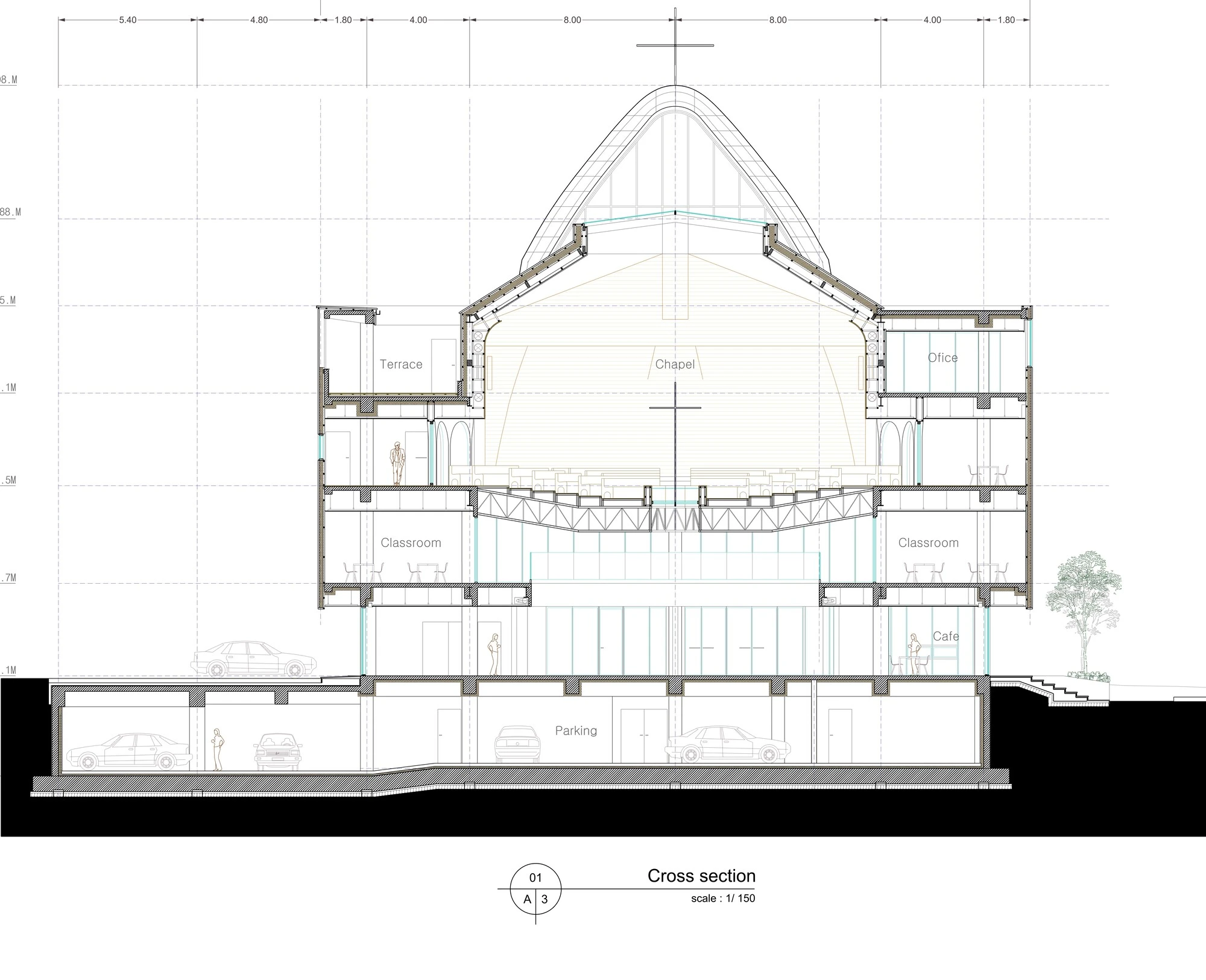 图片[5]|永宗岛恩诺里教堂 / shinslab architecture|ART-Arrakis | 建筑室内设计的创新与灵感